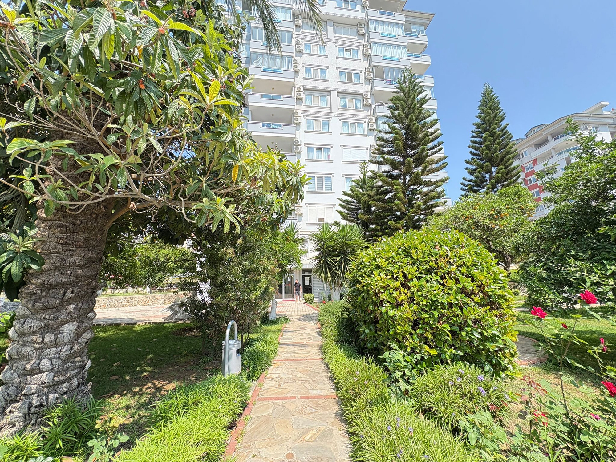 Slott- och bergsutsikt 1+1 lägenhet, Alanya - Cikcilli