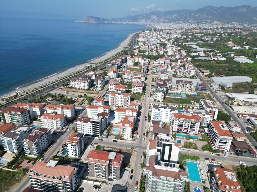 Luxuriöses 3+1 Penthouse mit atemberaubendem Blick auf das Meer und die Berge, Alanya Kestel