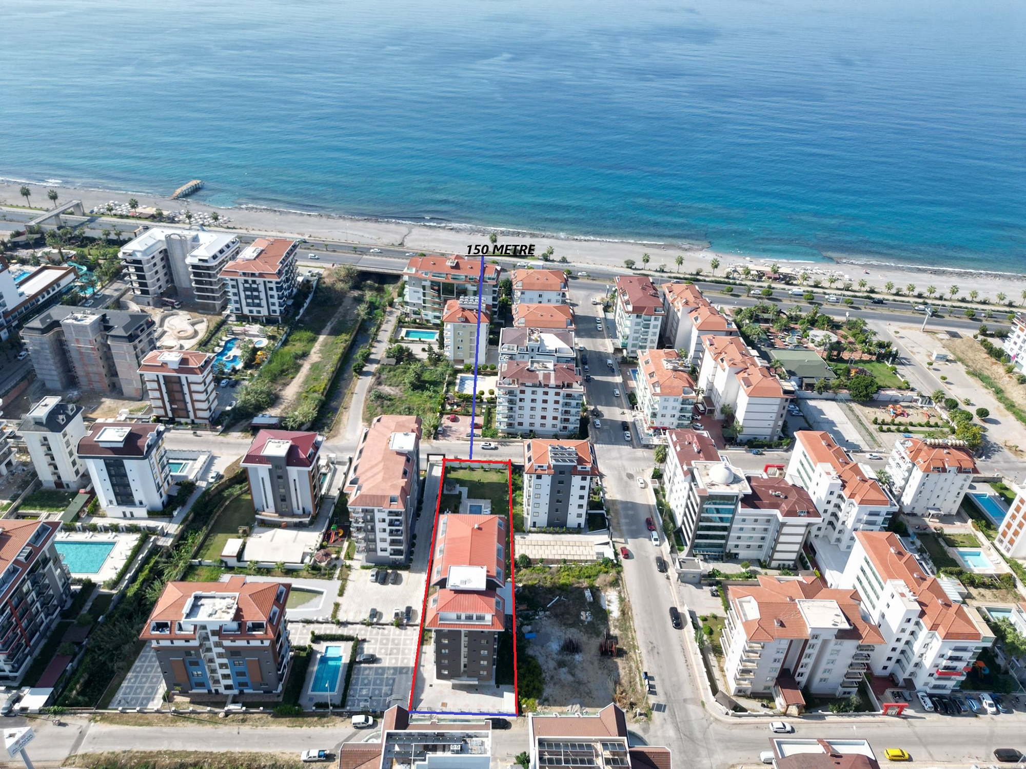 Luxuriöses 3+1 Penthouse mit atemberaubendem Blick auf das Meer und die Berge, Alanya Kestel