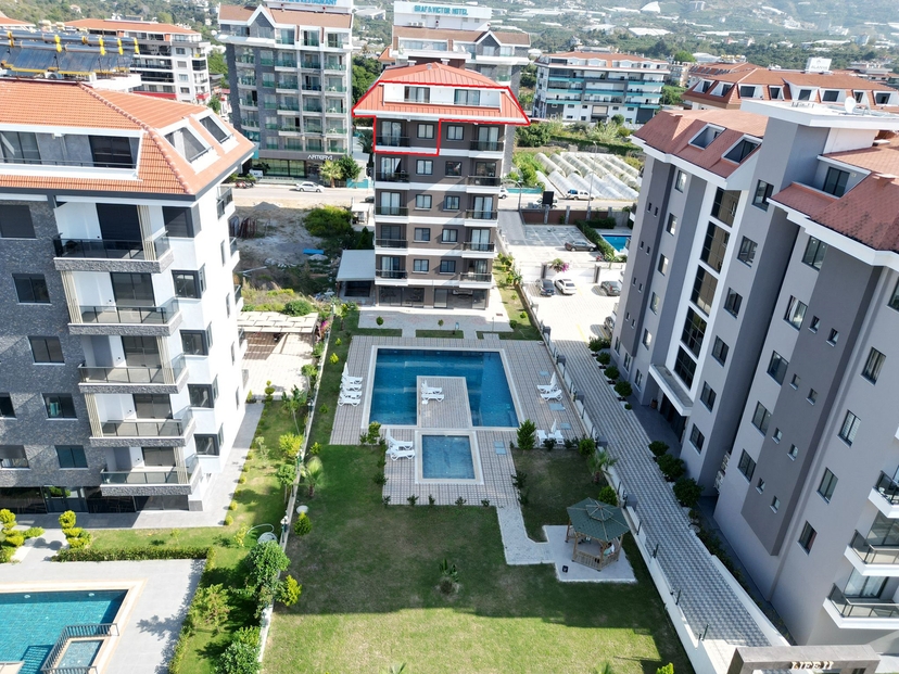 Luxuriöses 3+1 Penthouse mit atemberaubendem Blick auf das Meer und die Berge, Alanya Kestel