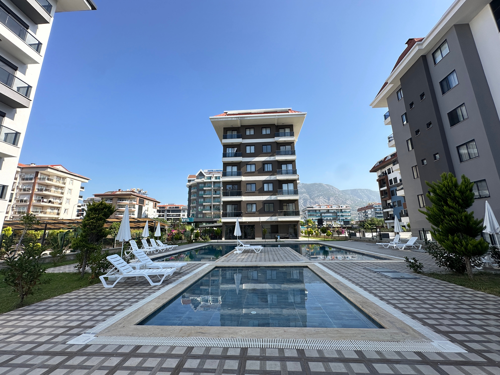 Luxuriöses 3+1 Penthouse mit atemberaubendem Blick auf das Meer und die Berge, Alanya Kestel