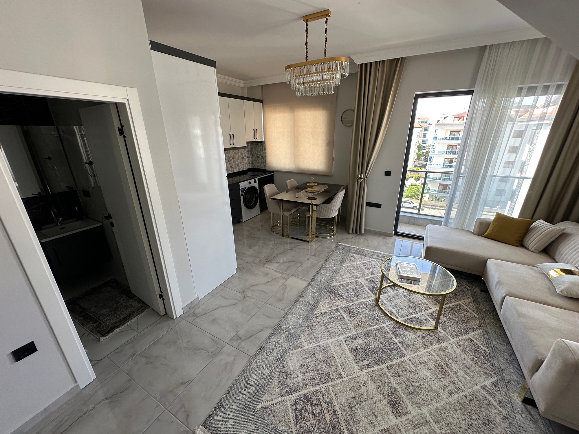 Luxuriöses 3+1 Penthouse mit atemberaubendem Blick auf das Meer und die Berge, Alanya Kestel