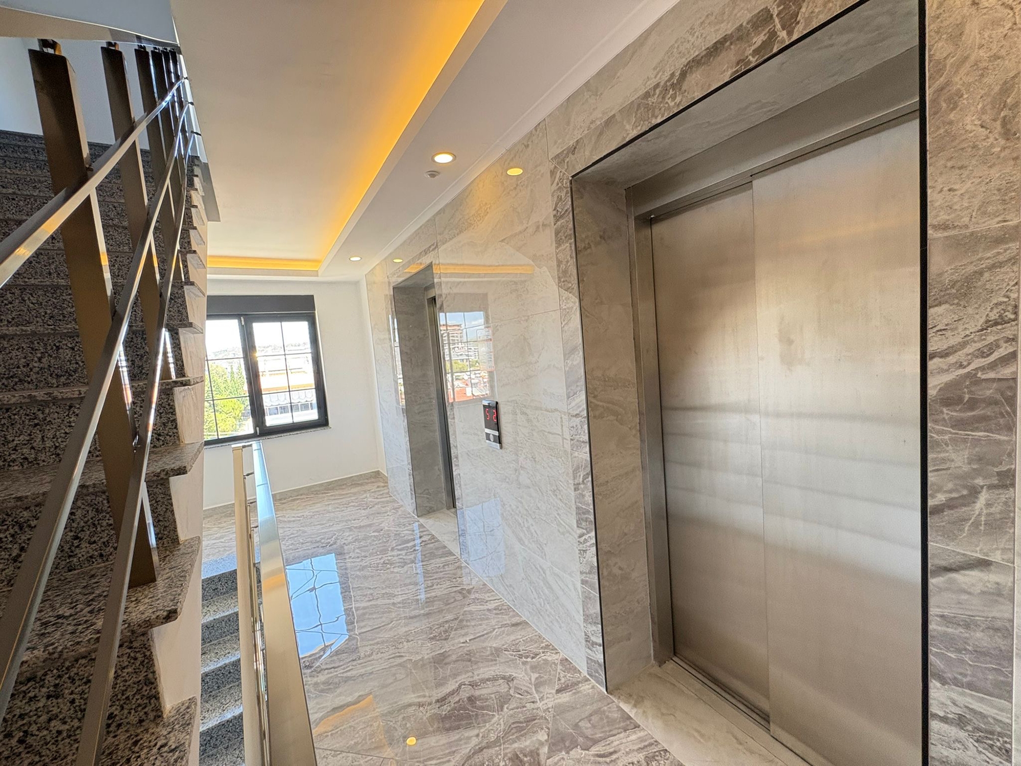 Luksuriøs 2+1 Penthouse med Fjellutsikt, Alanya