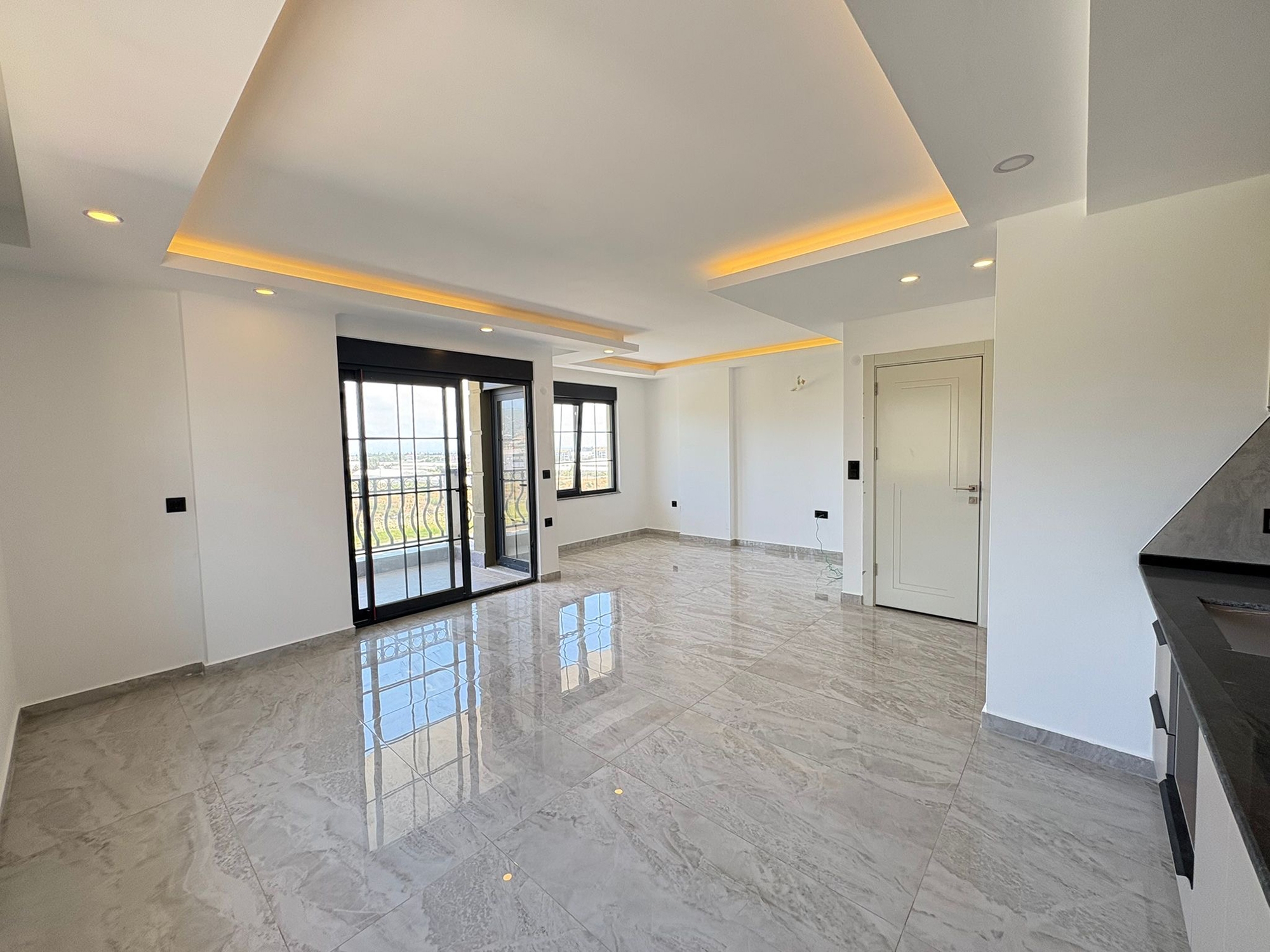 Luksuriøs 2+1 Penthouse med Fjellutsikt, Alanya
