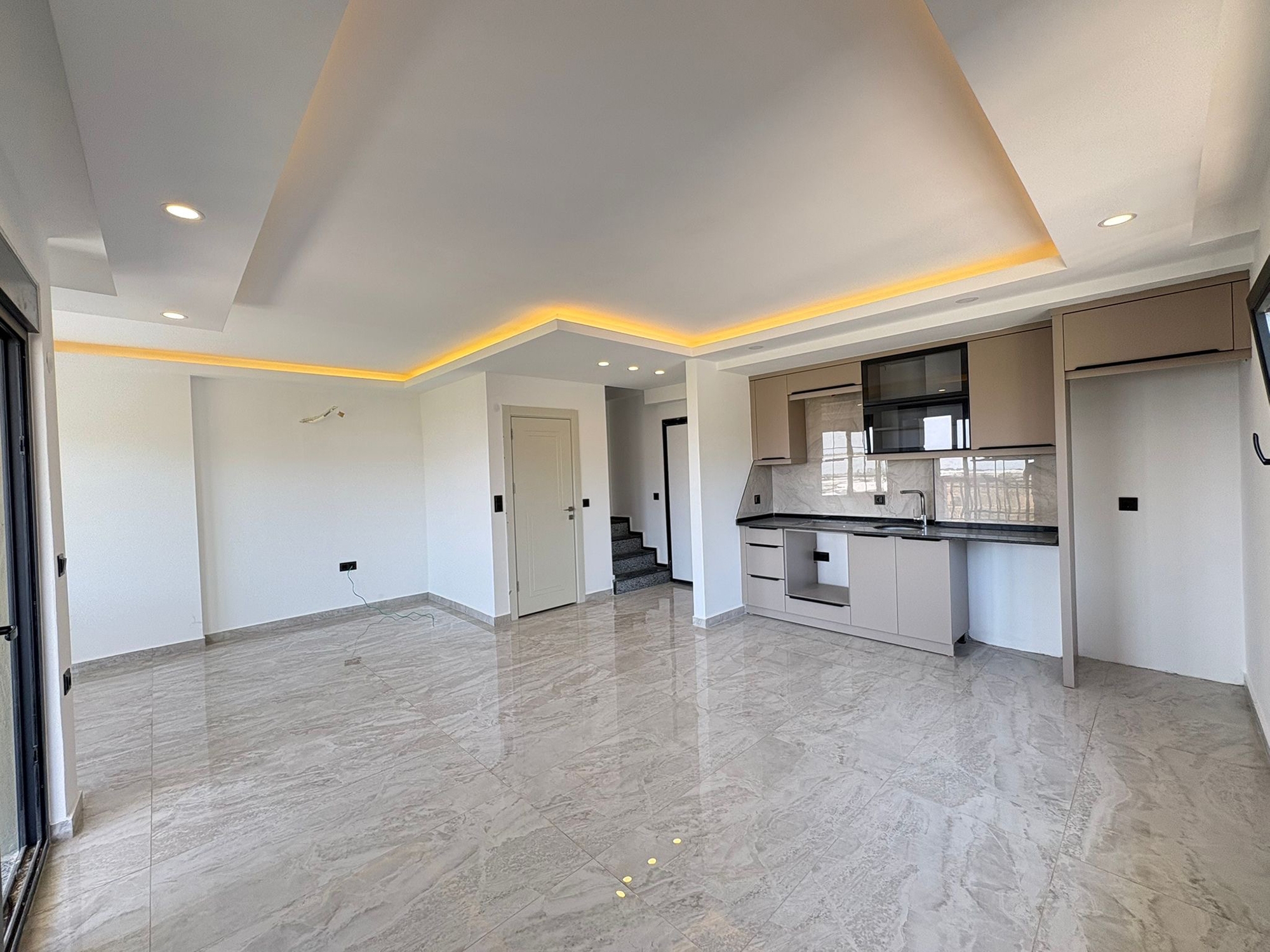Luksuriøs 2+1 Penthouse med Fjellutsikt, Alanya