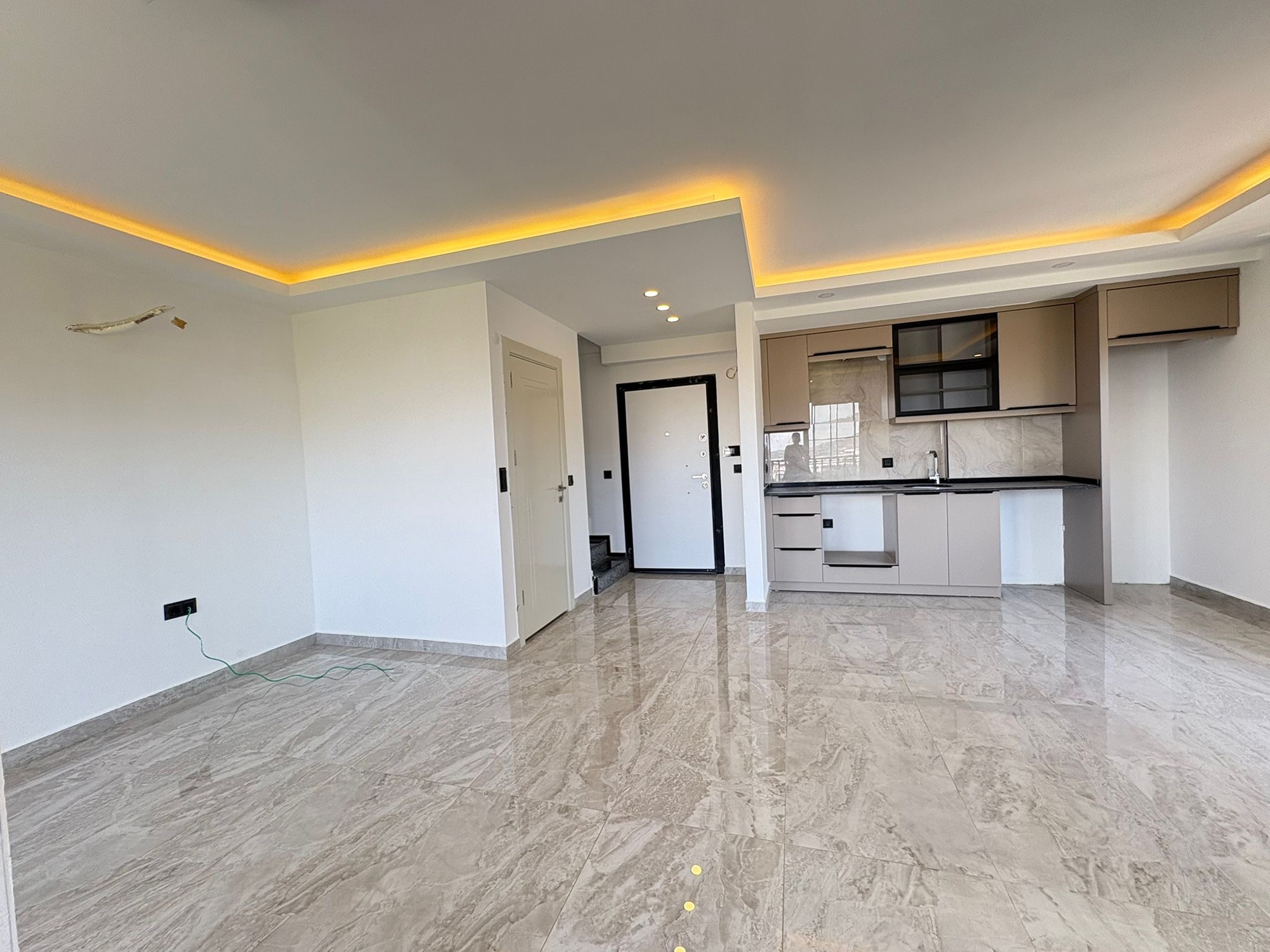 Luksuriøs 2+1 Penthouse med Fjellutsikt, Alanya