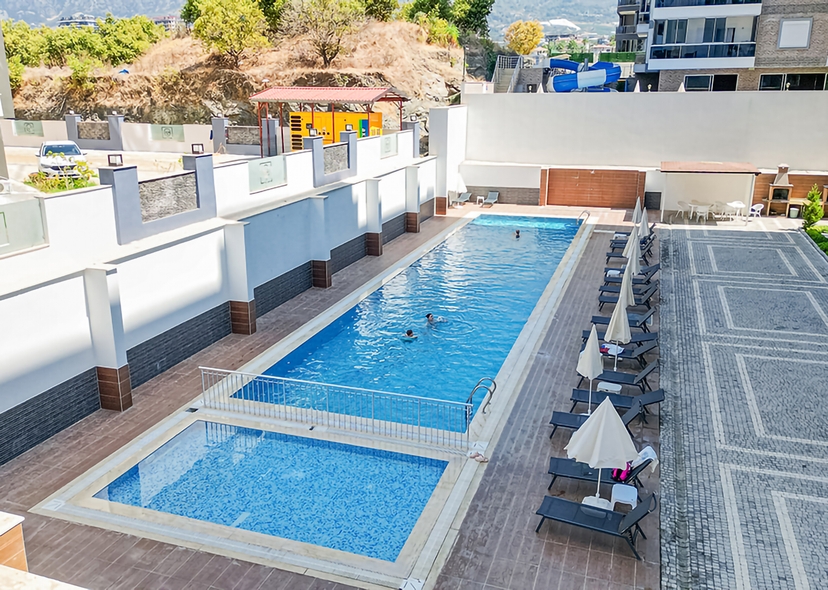 Luxury 1+1 Apartment with Mountain View, Alanya