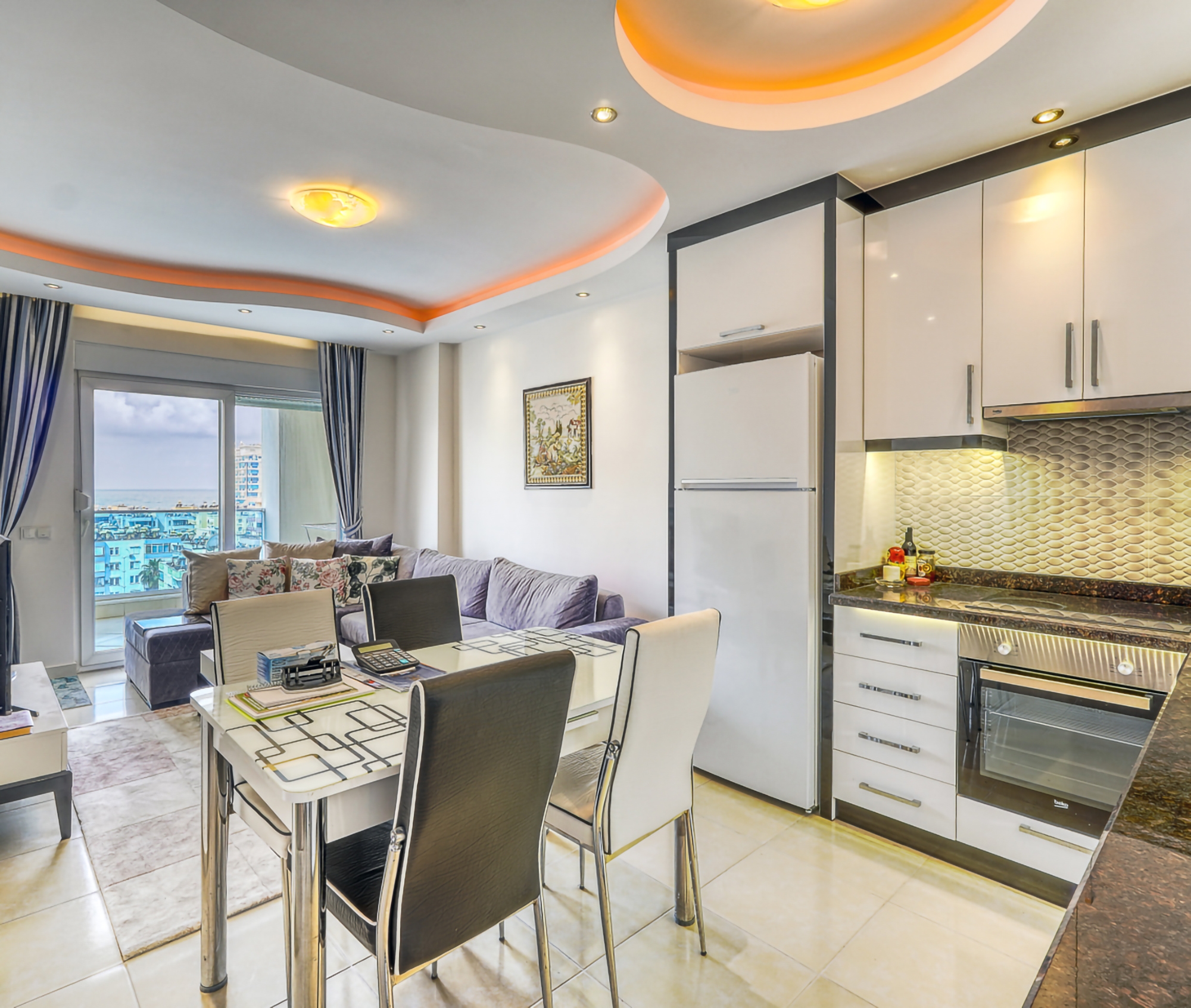 Luxury 1+1 Apartment with Sea and Mountain Views, Alanya