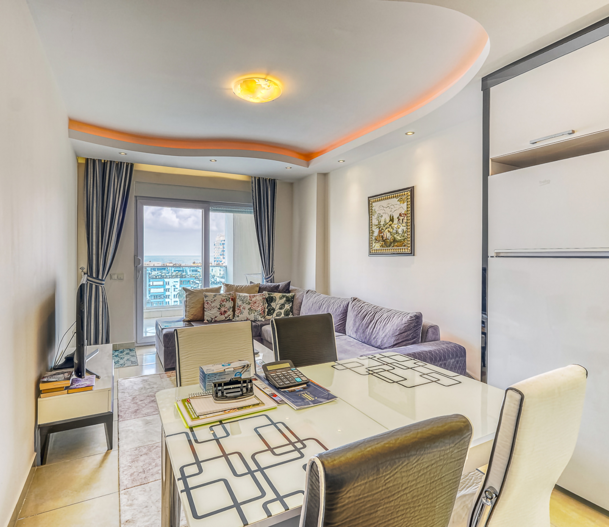 Luxury 1+1 Apartment with Sea and Mountain Views, Alanya
