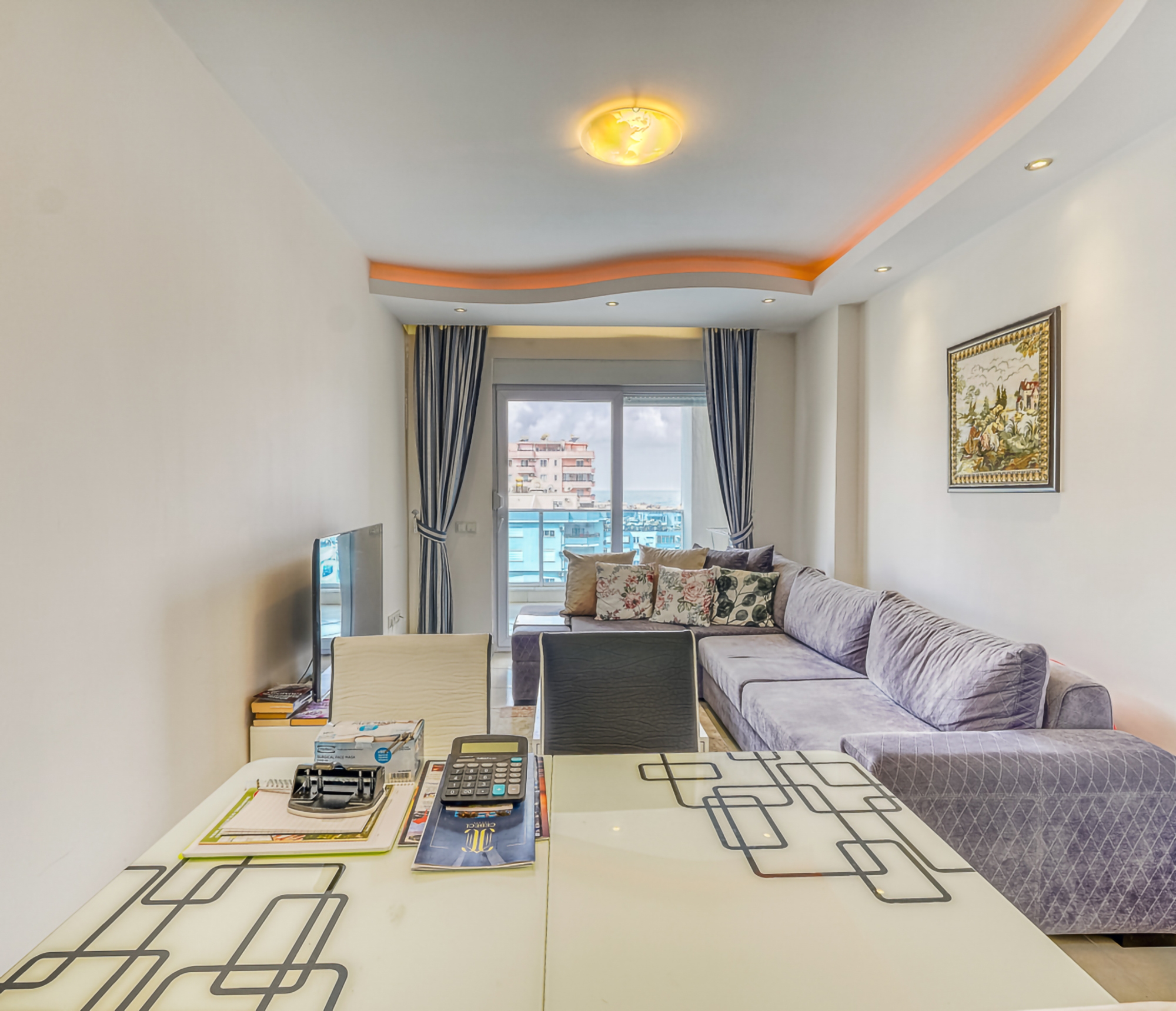 Luxury 1+1 Apartment with Sea and Mountain Views, Alanya