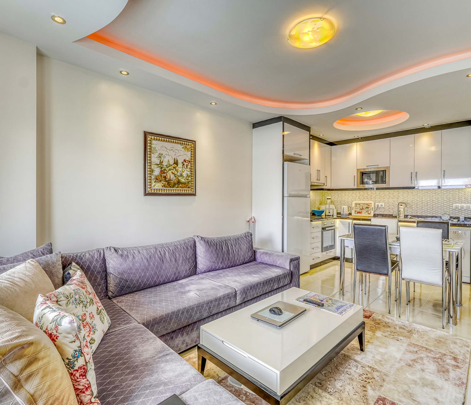 Luxury 1+1 Apartment with Sea and Mountain Views, Alanya
