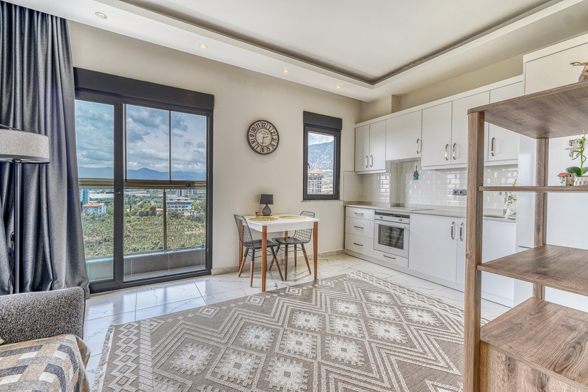 Luxury 1+1 Apartment with Stunning Views in Mahmutlar, Alanya