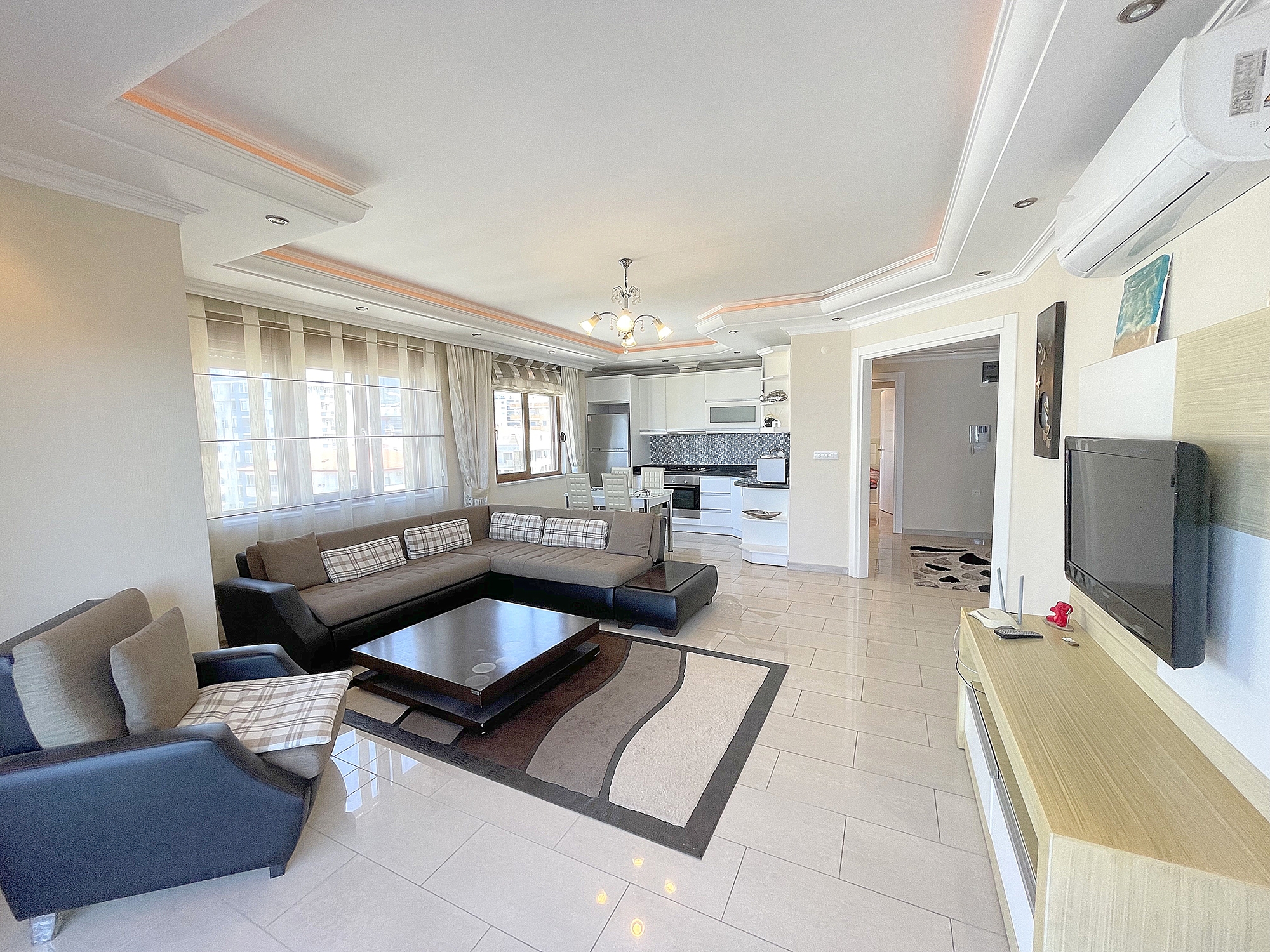 Sea View 2+1 Apartment in Mahmutlar, Alanya