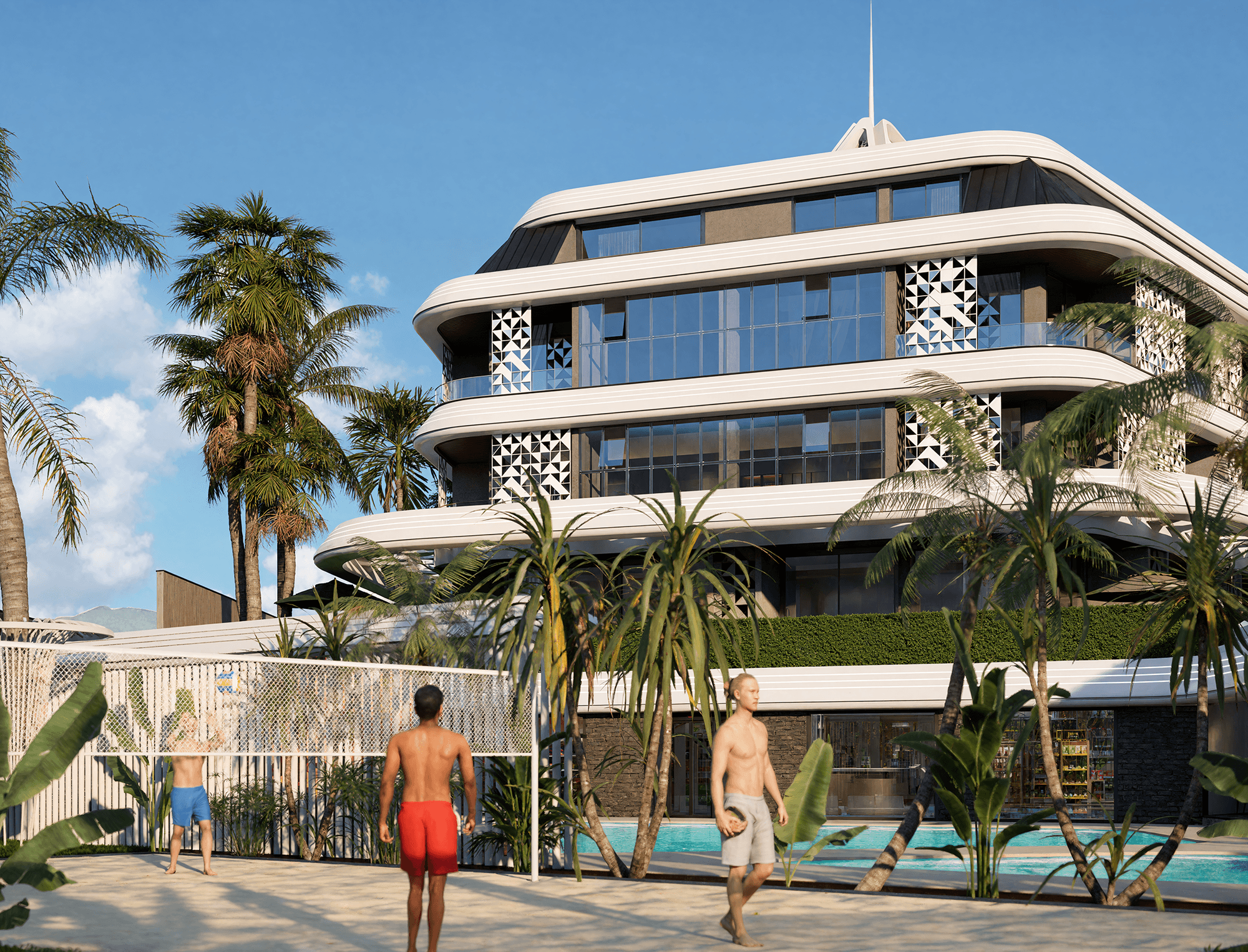 Luksuriøs 4+1 Penthouse med Hav- og Bjergudsigt i Alanya