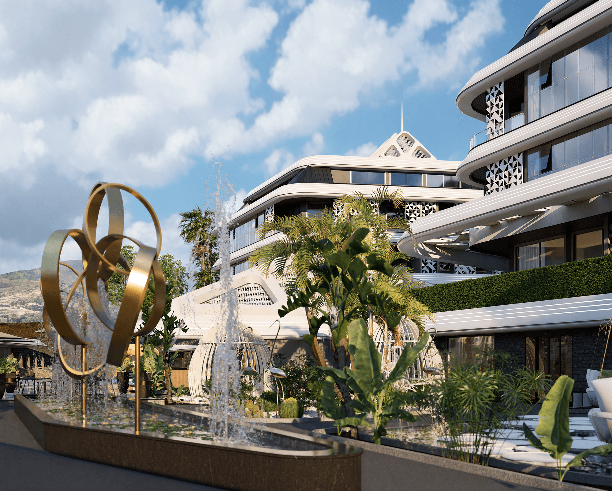 Luksuriøs 4+1 Penthouse med Hav- og Bjergudsigt i Alanya