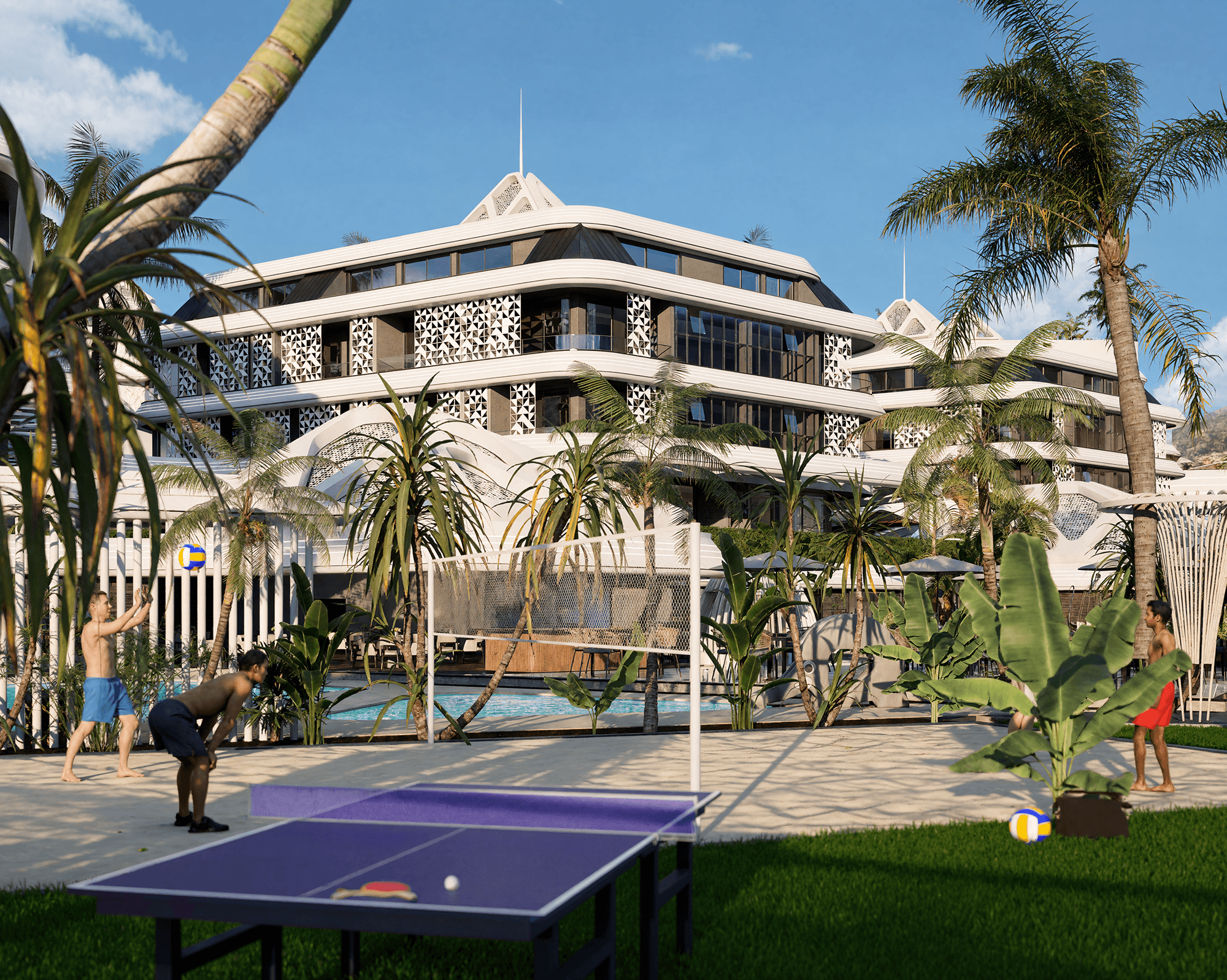 Luksuriøs 4+1 Penthouse med Hav- og Bjergudsigt i Alanya