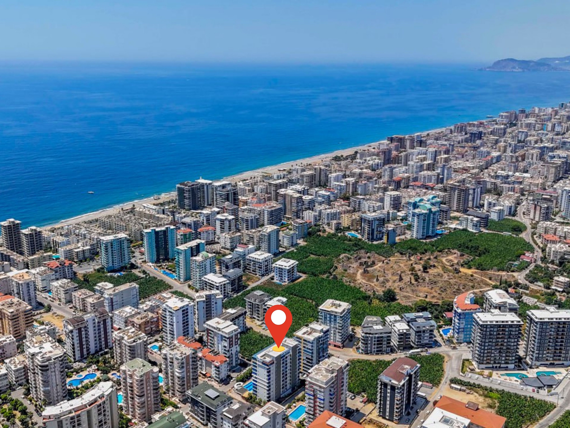 Luksus 2+1 Lejlighed med Bjergudsigt i Mahmutlar, Alanya