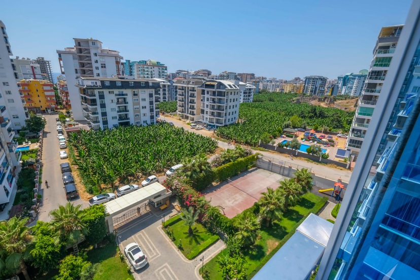 Luksus 2+1 Lejlighed med Bjergudsigt i Mahmutlar, Alanya