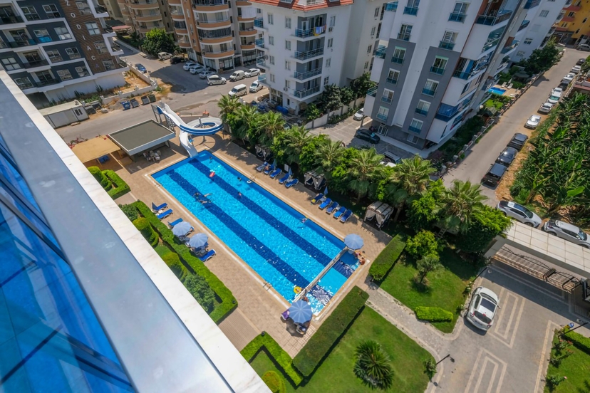 Luksus 2+1 Lejlighed med Bjergudsigt i Mahmutlar, Alanya