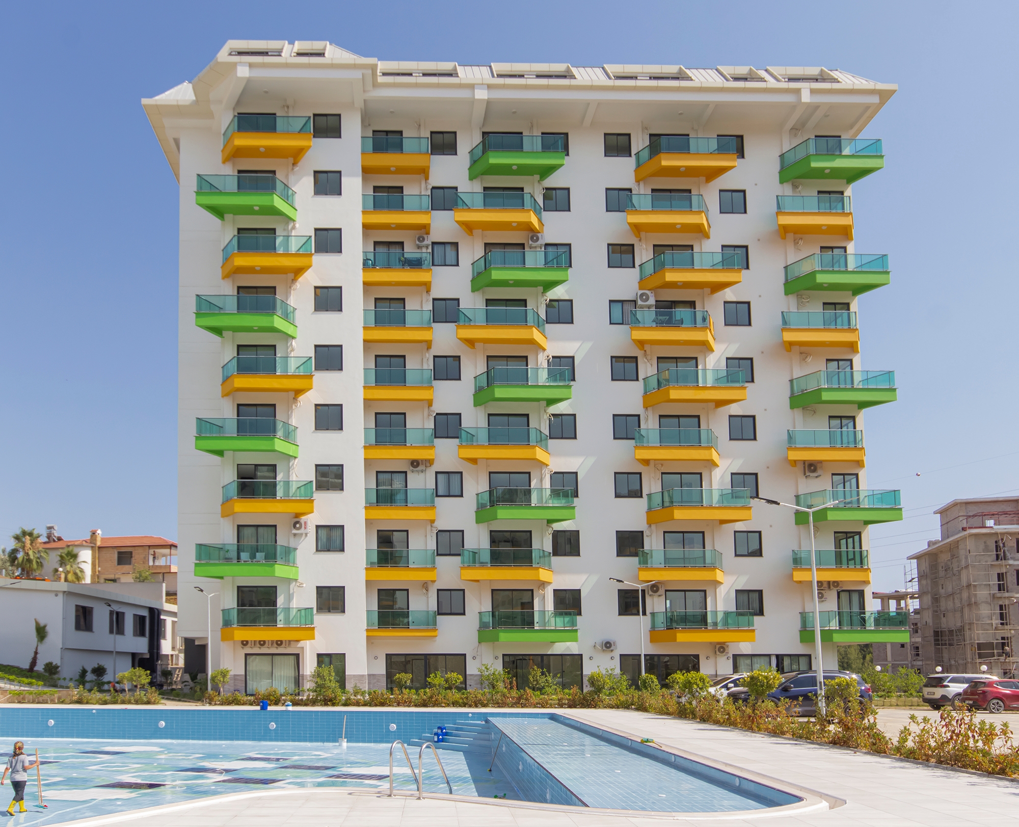 Luksuriøs 2+1 Leilighet med Fjellutsikt, Alanya