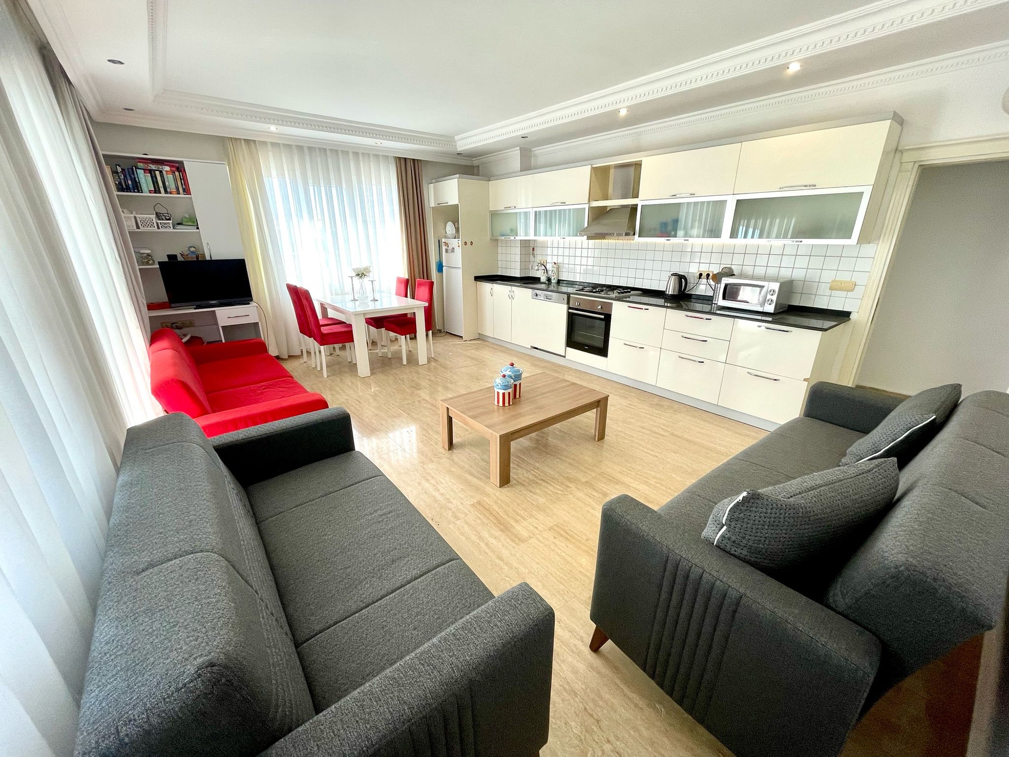 Fjeldudsigt 2+1 Lejlighed i Alanya, Cikcilli