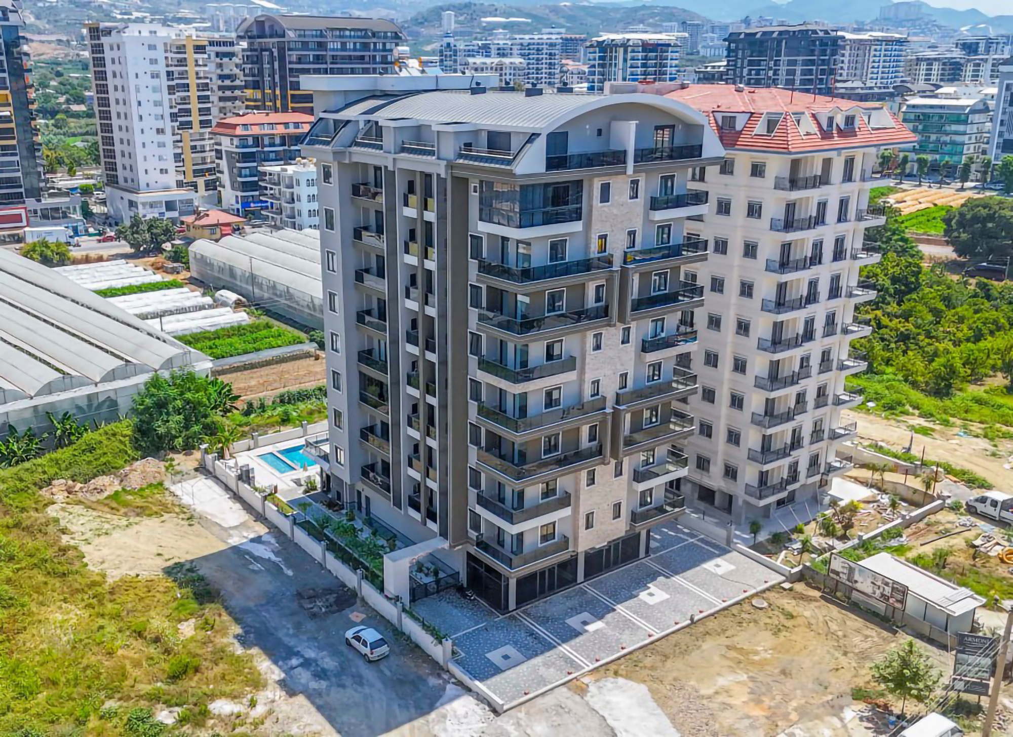 Luxuriöse 2+1 Wohnung mit Meerblick, Mahmutlar