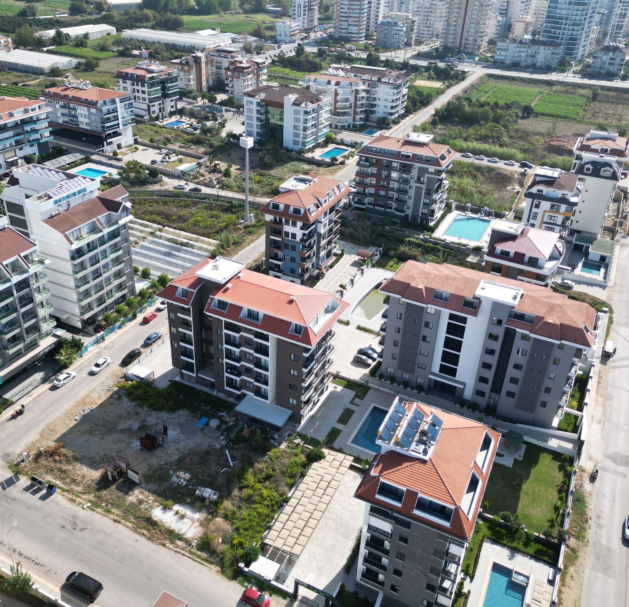 Modern 1+1 Apartment with Mountain View in Kestel, Alanya