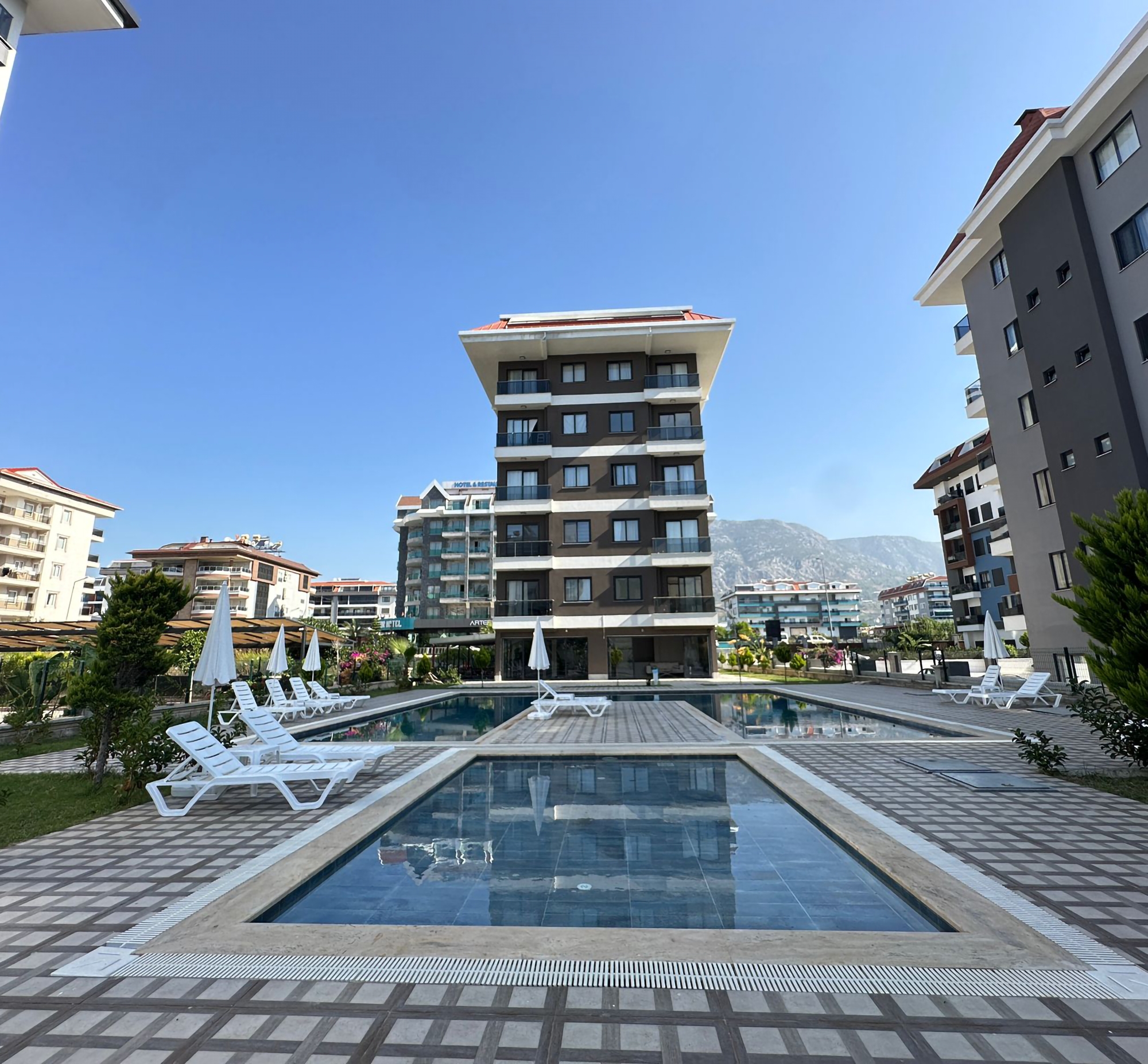 Modern 1+1 Apartment with Mountain View in Kestel, Alanya