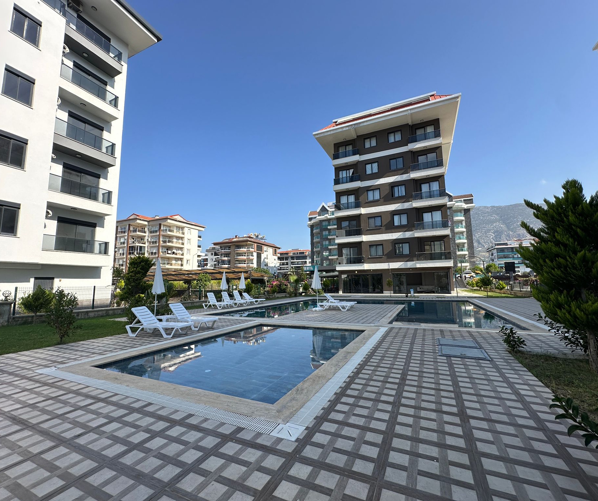 Modern 1+1 Apartment with Mountain View in Kestel, Alanya