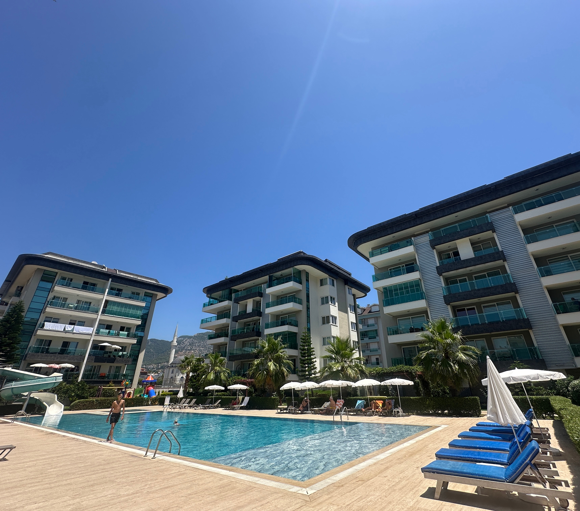 Luxury 1+1 Apartment with Mountain View in Kestel, Alanya