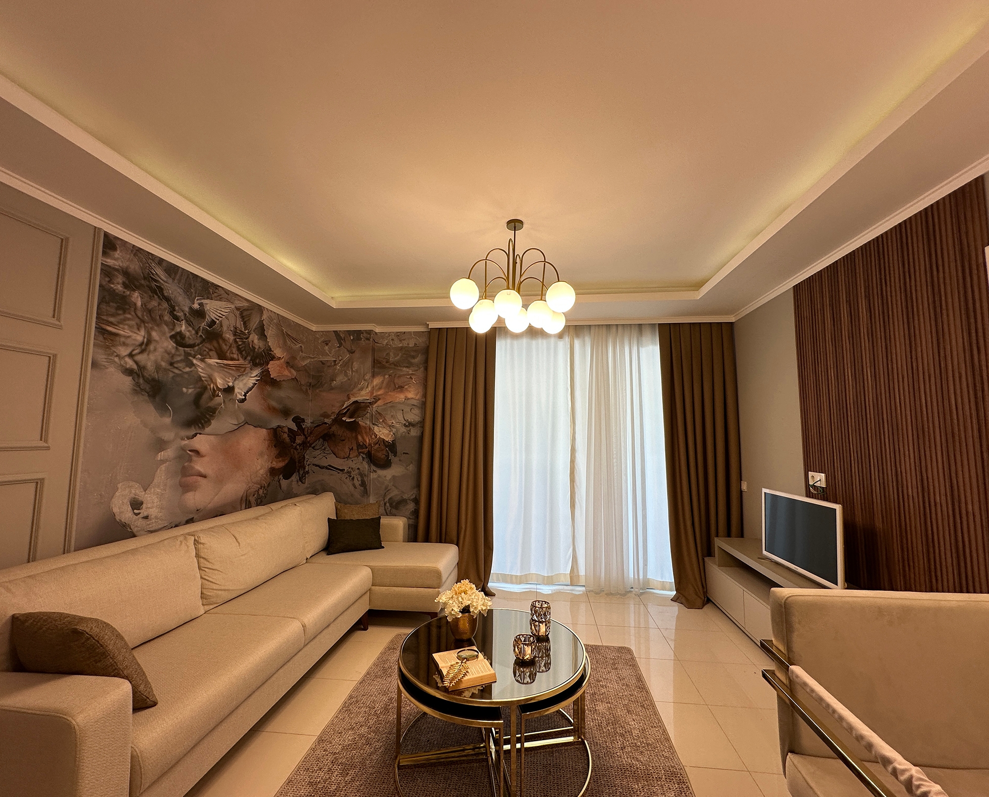 Luxury 1+1 Apartment with Mountain View in Kestel, Alanya