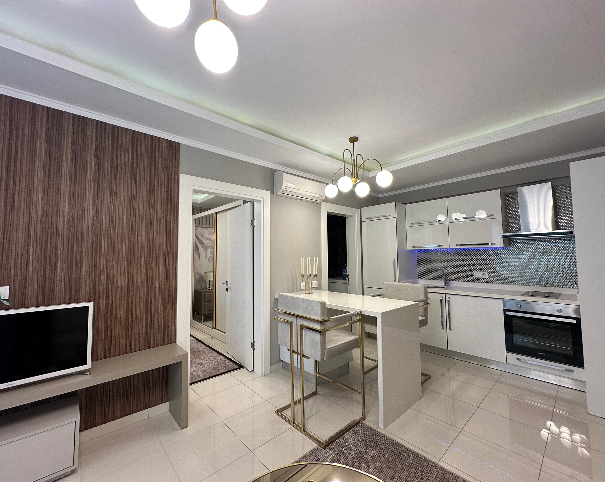 Luxury 1+1 Apartment with Mountain View in Kestel, Alanya