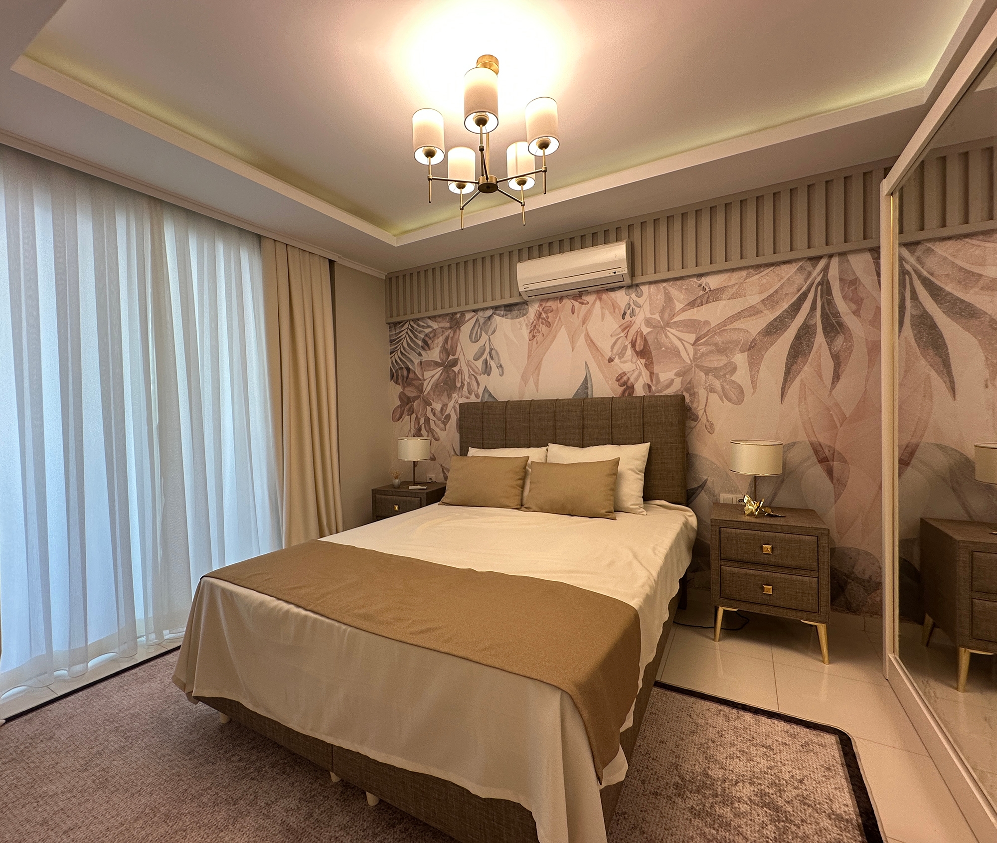 Luxury 1+1 Apartment with Mountain View in Kestel, Alanya