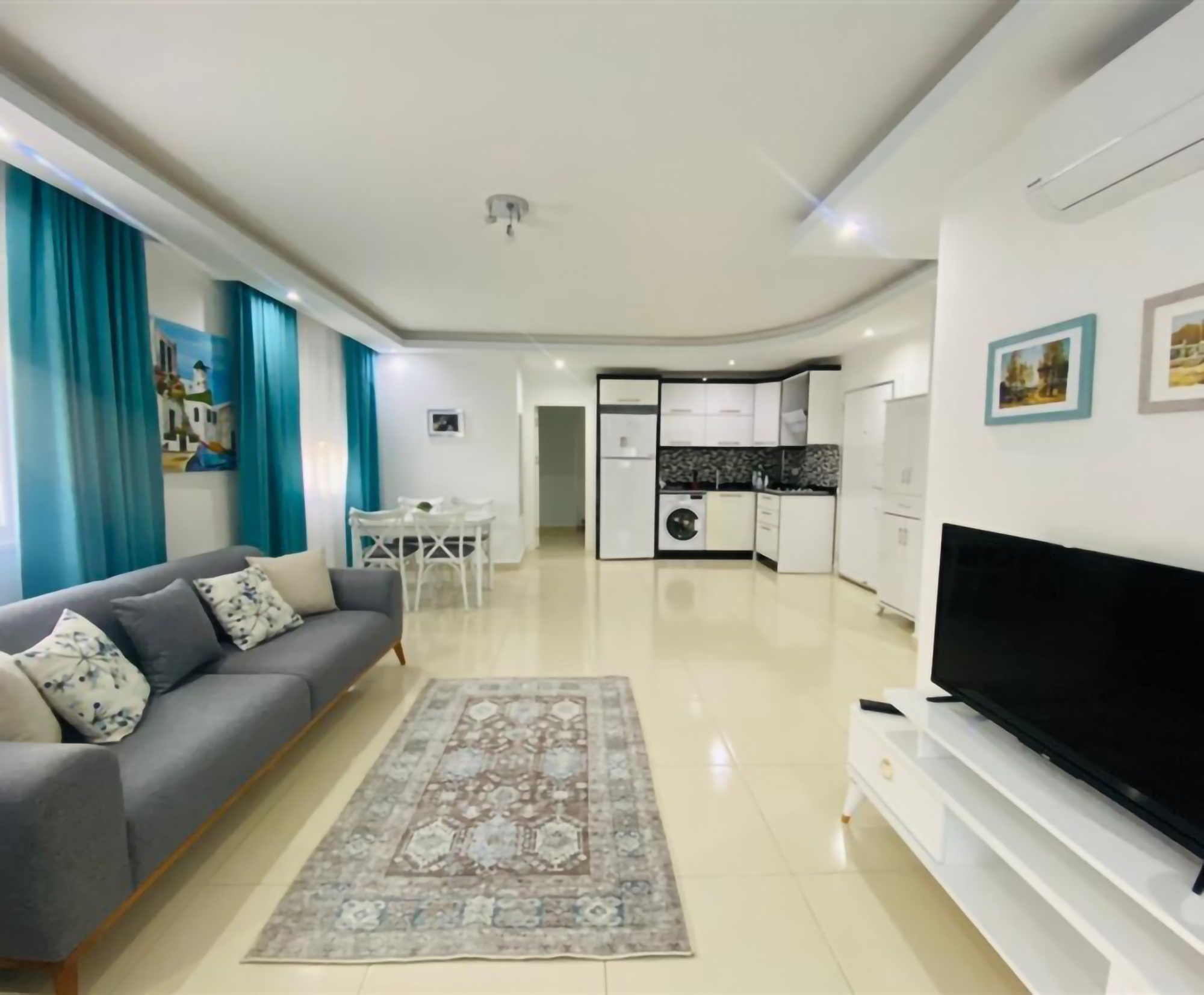 Mountain View 1+1 Apartment in Mahmutlar, Alanya