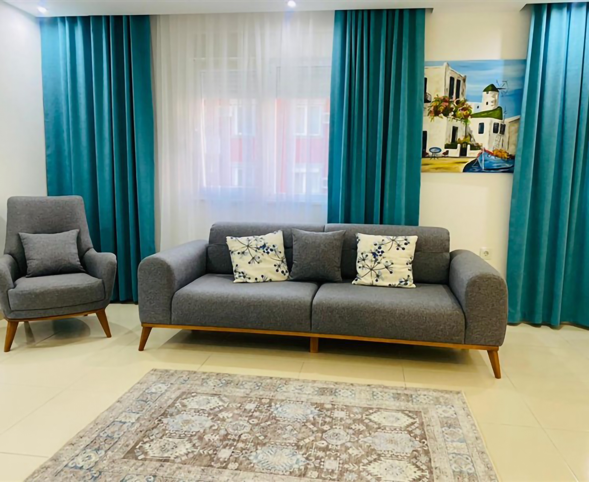 Mountain View 1+1 Apartment in Mahmutlar, Alanya