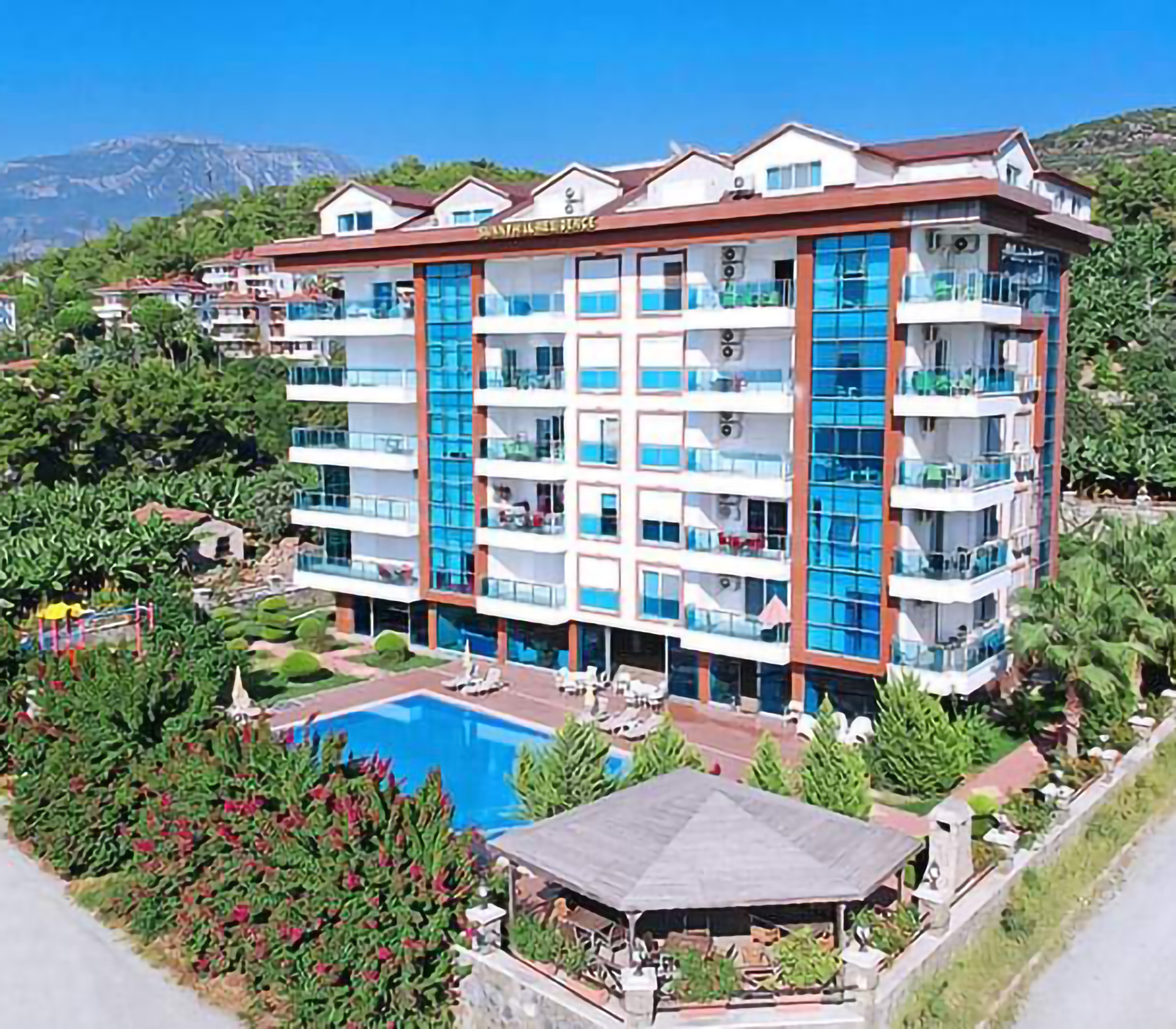 Luksuriøs 2+1 leilighet med fjellutsikt i Kargicak, Alanya