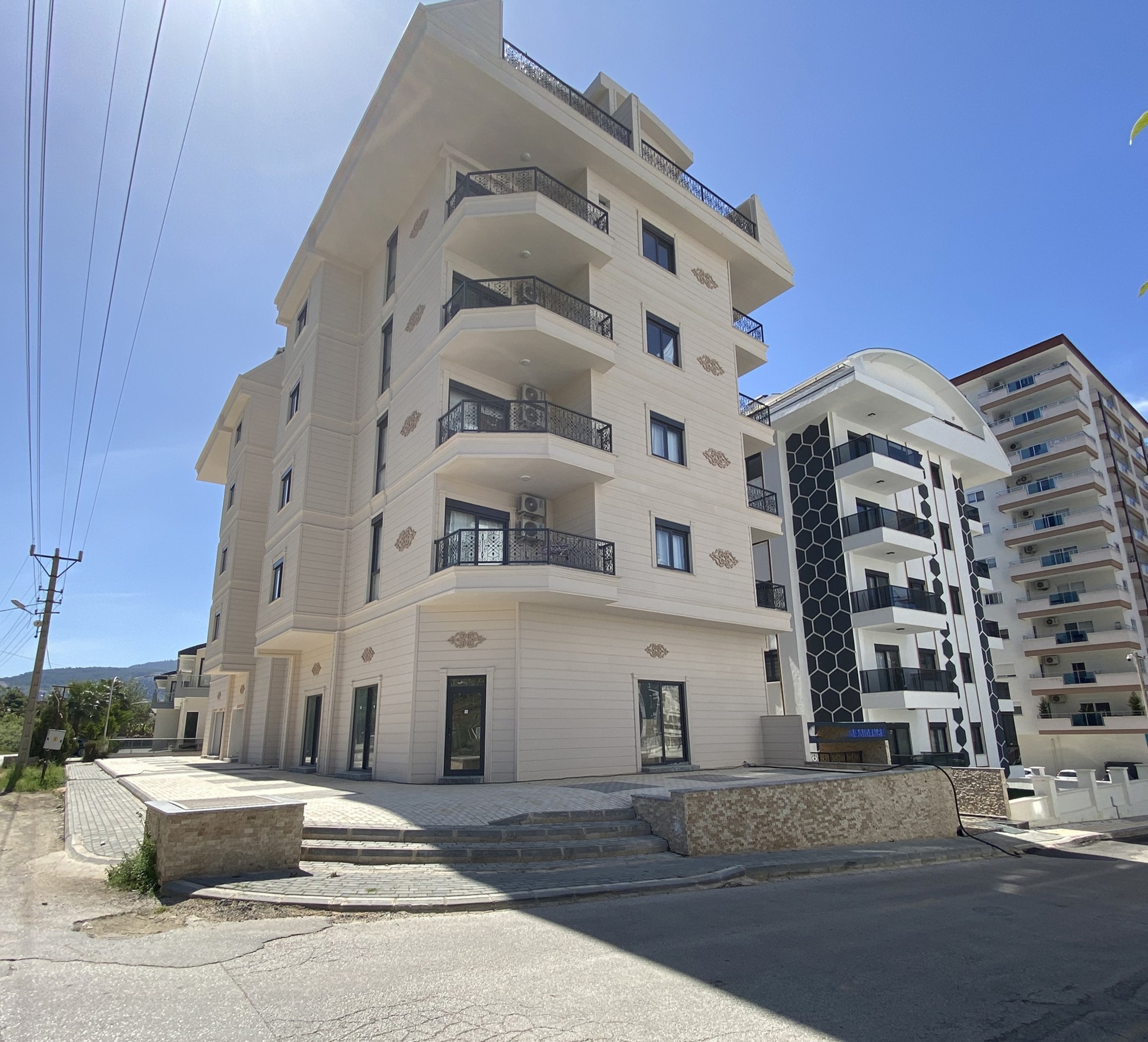 Luxuriöse 1+1 Wohnung mit Bergblick in Mahmutlar, Alanya