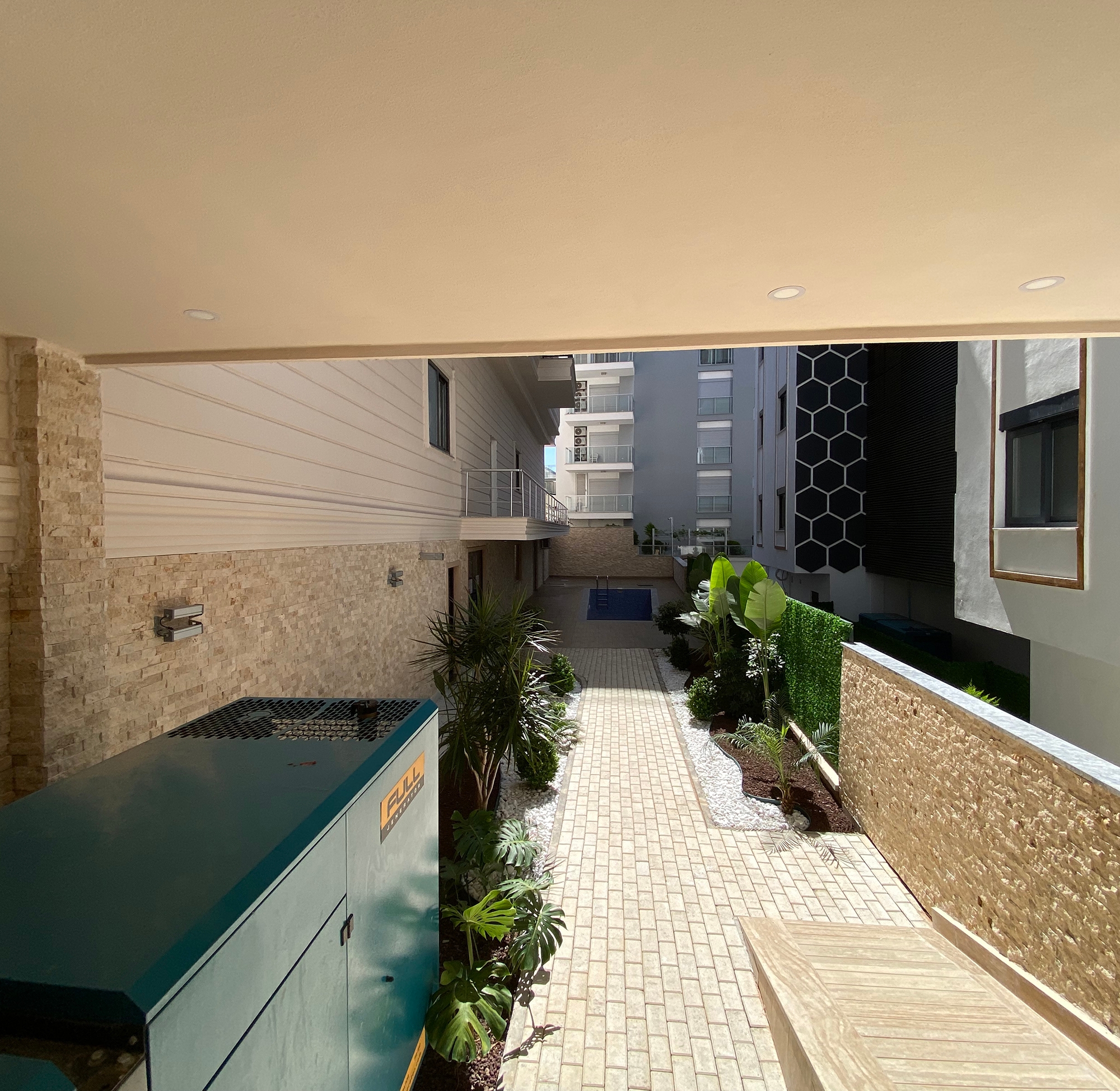 Luxuriöse 1+1 Wohnung mit Bergblick in Mahmutlar, Alanya