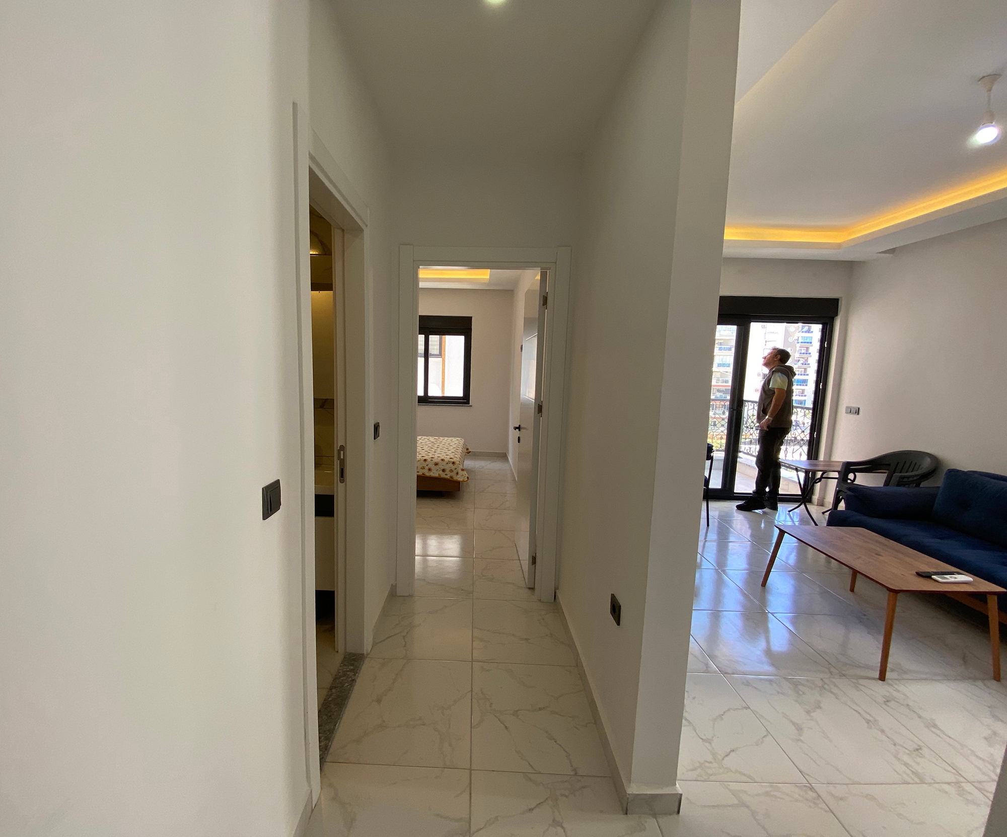 Luxuriöse 1+1 Wohnung mit Bergblick in Mahmutlar, Alanya