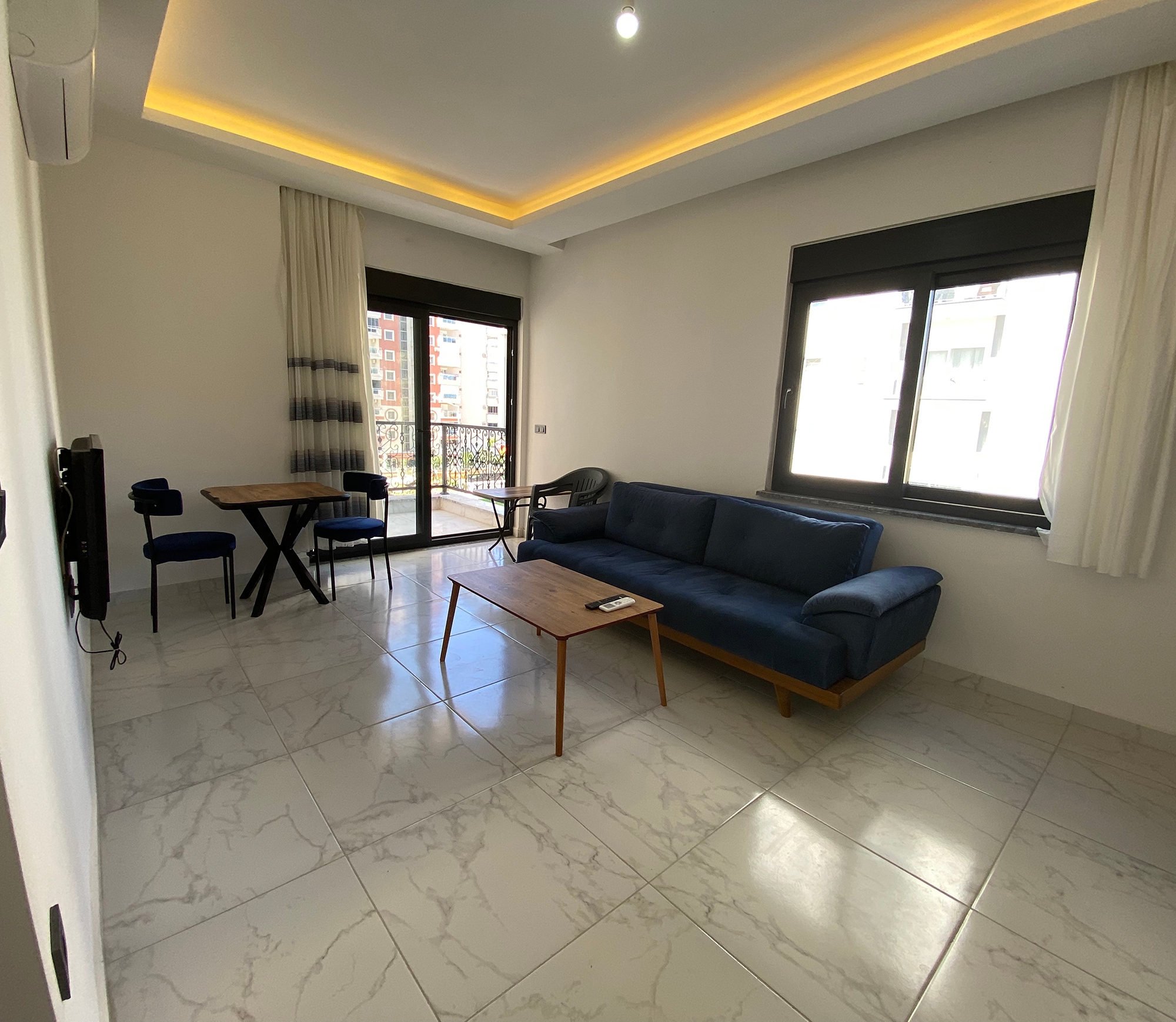 Luxuriöse 1+1 Wohnung mit Bergblick in Mahmutlar, Alanya
