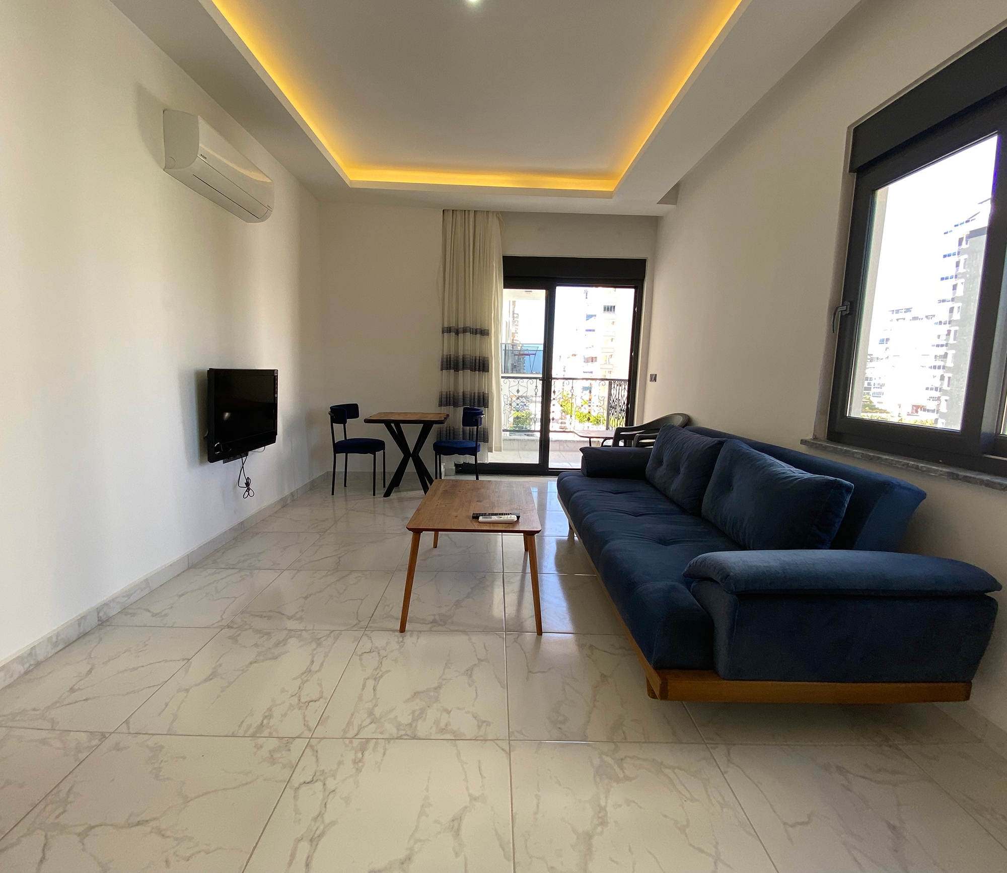 Luxuriöse 1+1 Wohnung mit Bergblick in Mahmutlar, Alanya