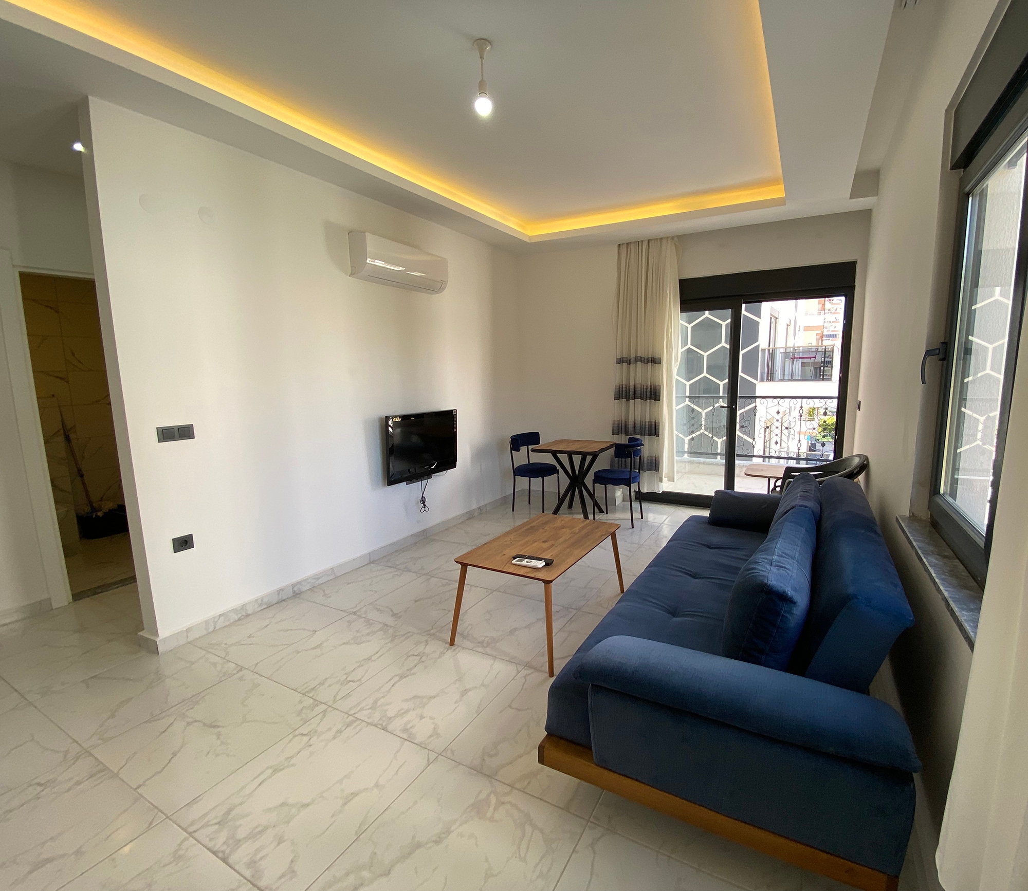 Luxuriöse 1+1 Wohnung mit Bergblick in Mahmutlar, Alanya