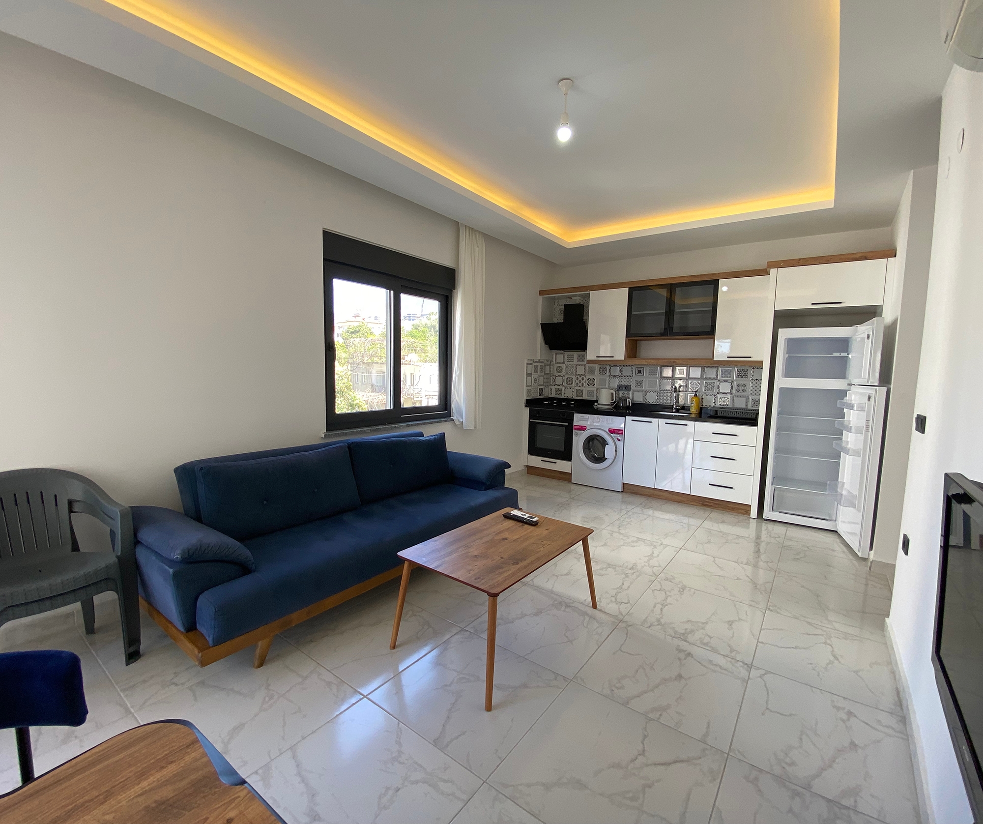 Luxuriöse 1+1 Wohnung mit Bergblick in Mahmutlar, Alanya