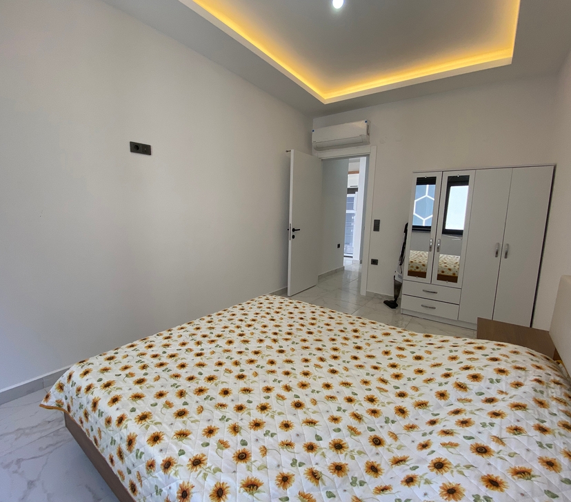 Luxuriöse 1+1 Wohnung mit Bergblick in Mahmutlar, Alanya