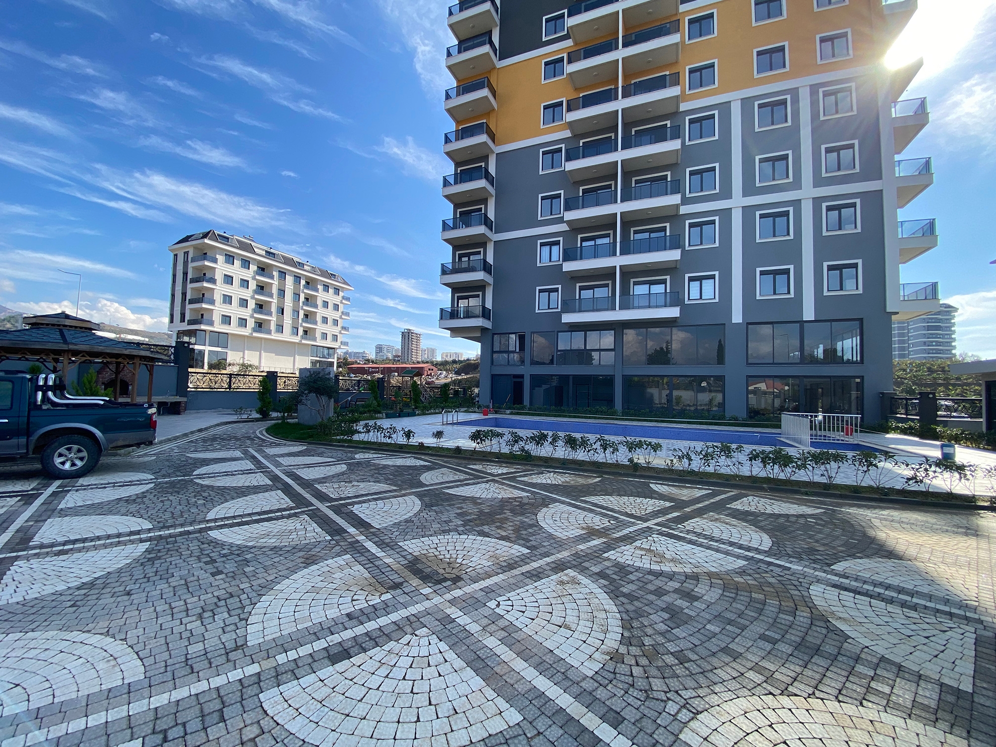 Luksuriøs 1+1 leilighet med fjellutsikt, Alanya