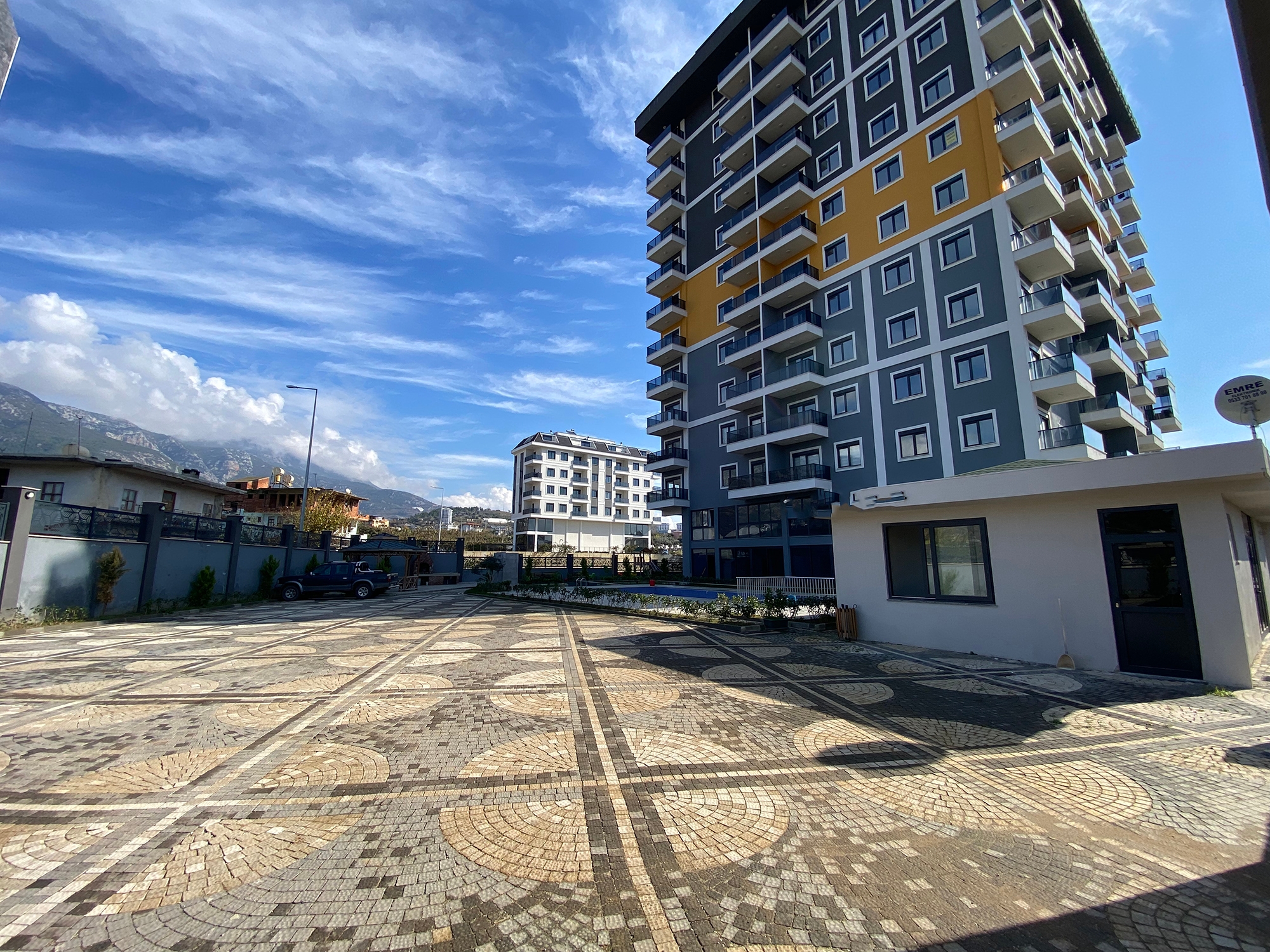 Luksuriøs 1+1 leilighet med fjellutsikt, Alanya