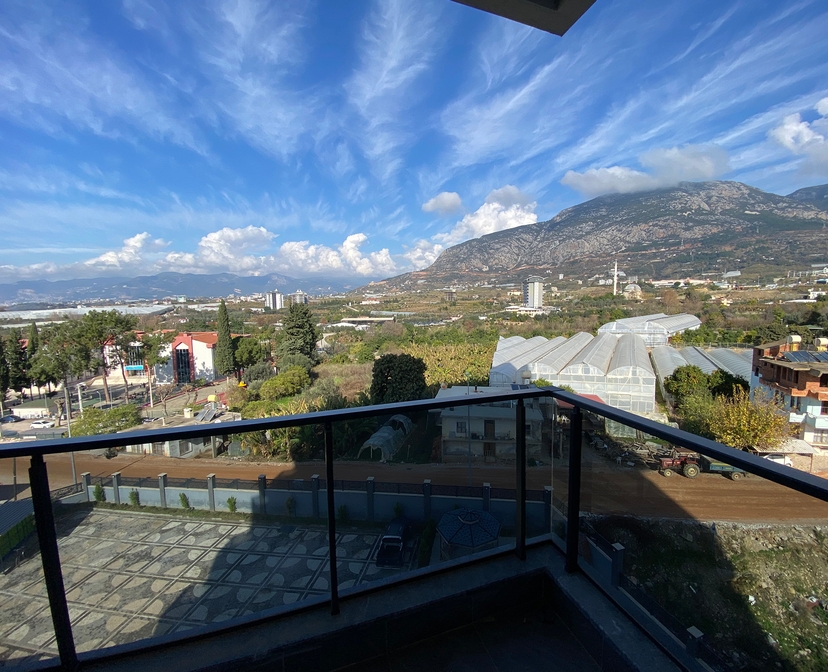 Luksuriøs 1+1 leilighet med fjellutsikt, Alanya