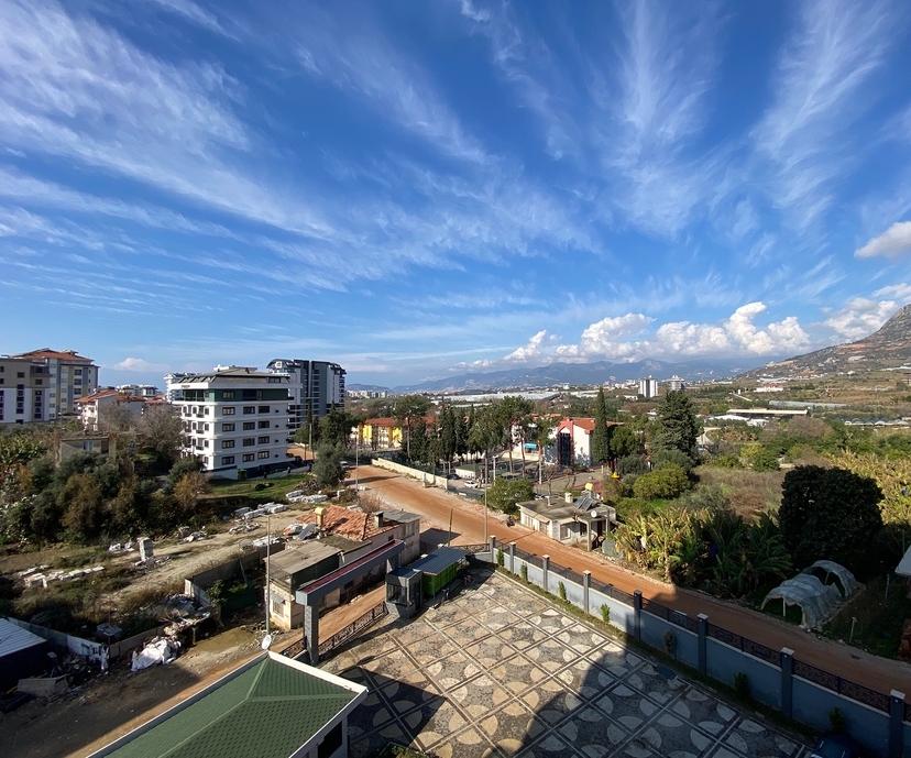Luksuriøs 1+1 leilighet med fjellutsikt, Alanya