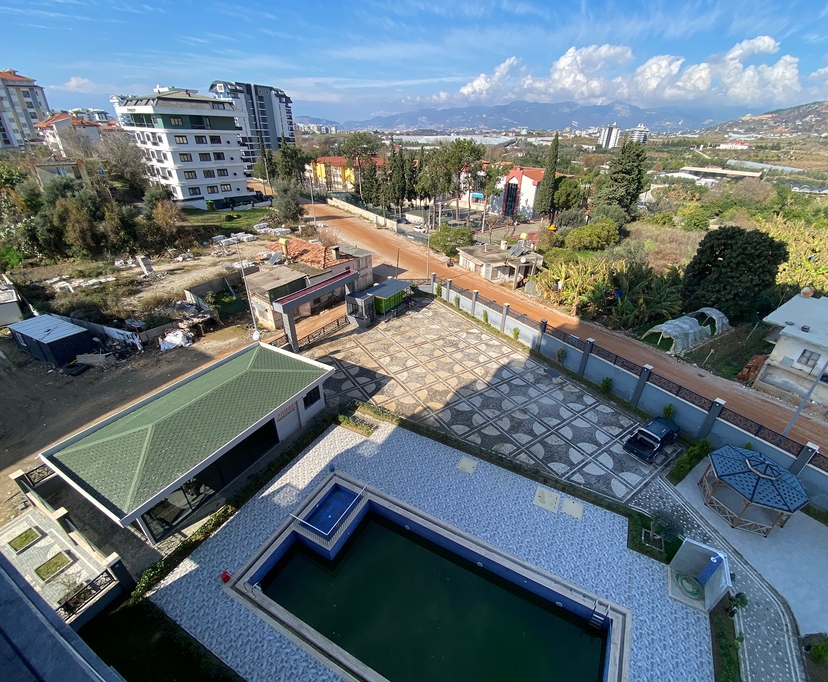 Luksuriøs 1+1 leilighet med fjellutsikt, Alanya