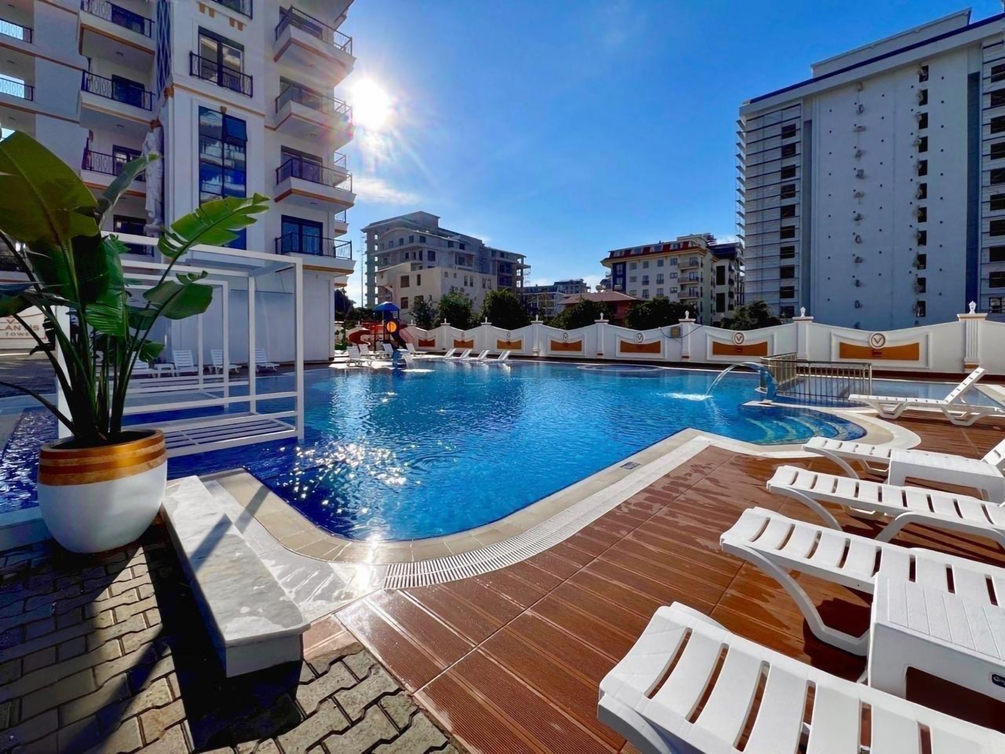 Luksuriøs 1+1 leilighet med fjellutsikt, Alanya
